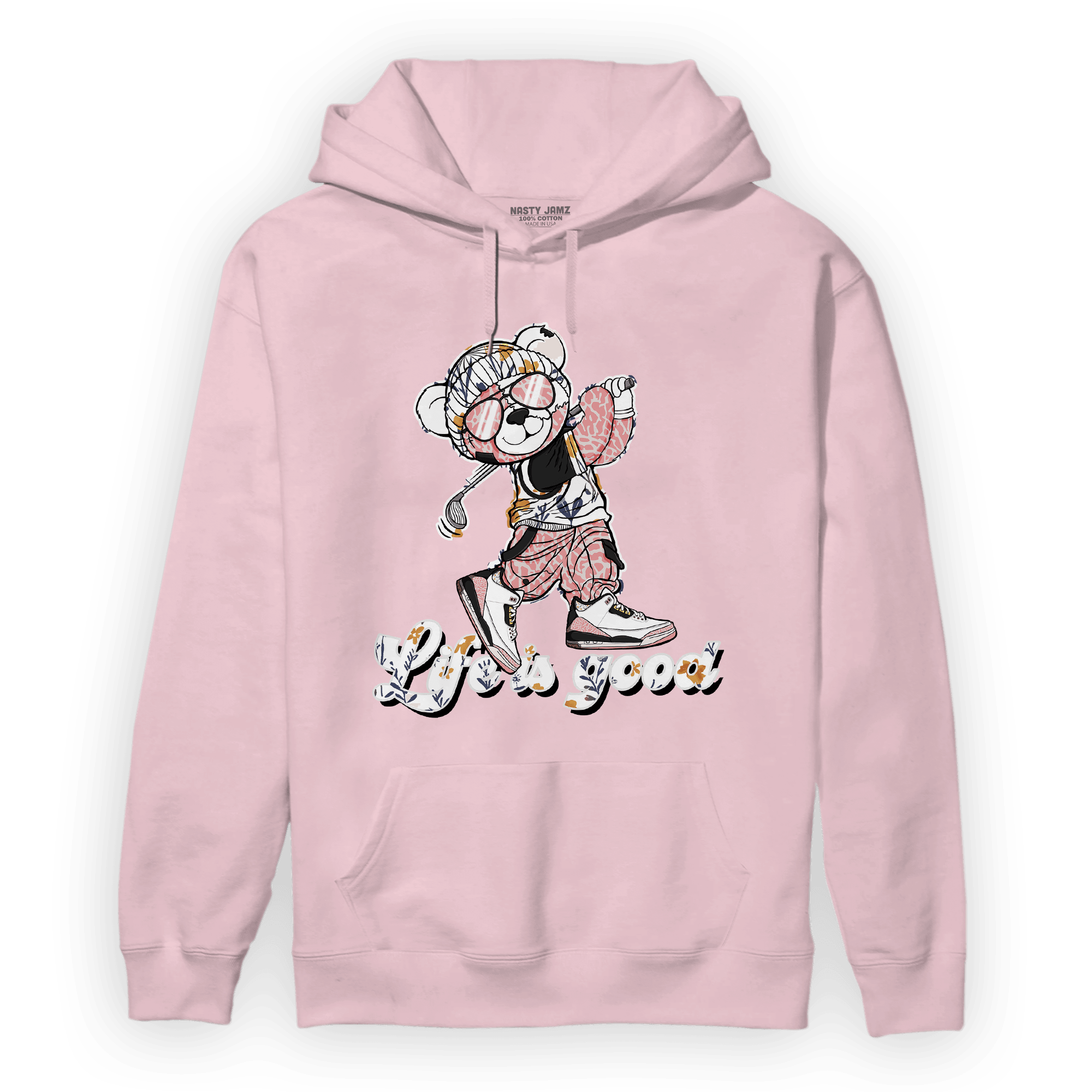 Red Stardust 3s Hoodie Match BER Like Golf - NastyJamz