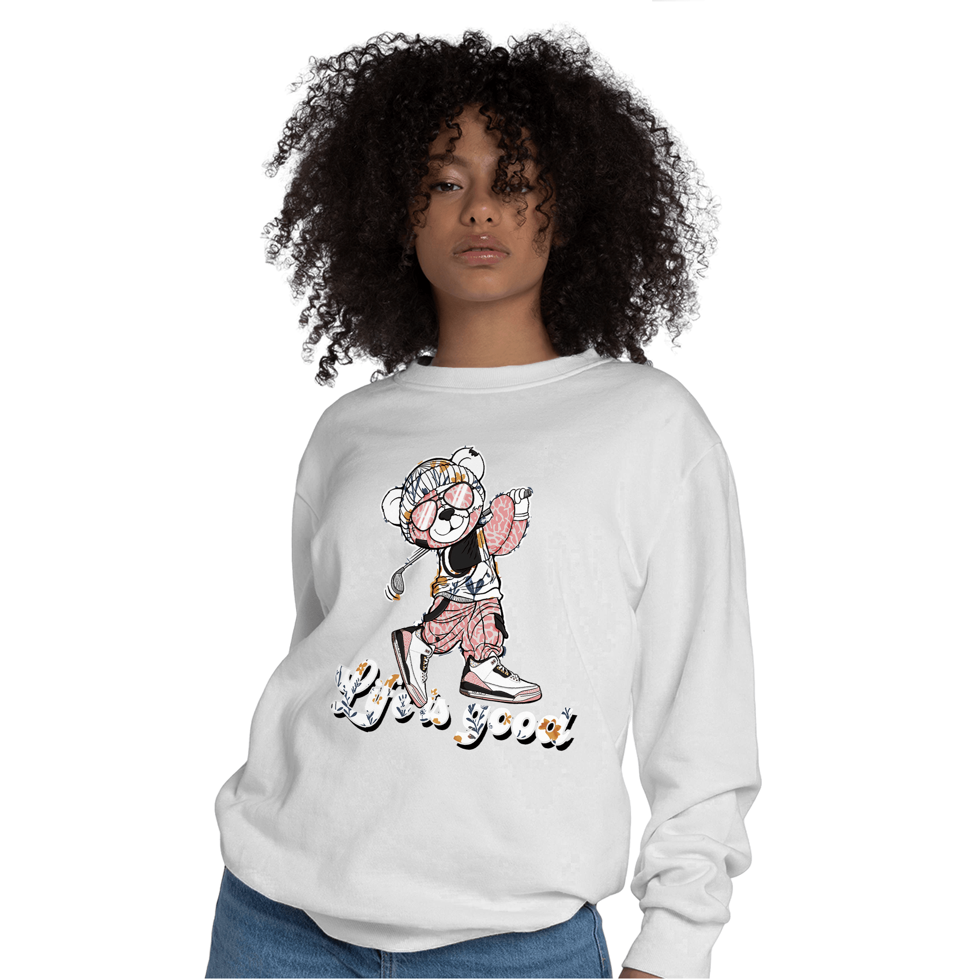 Red Stardust 3s Sweatshirt Match BER Like Golf - NastyJamz