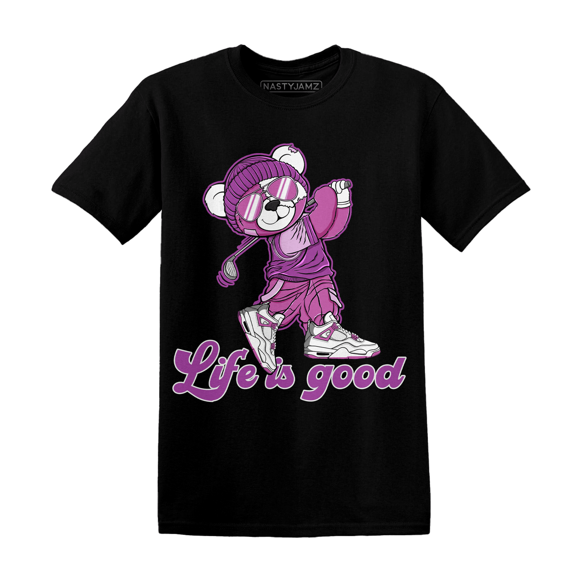 GS Hyper Violet 4s T Shirt Match BER Like Golf - NastyJamz
