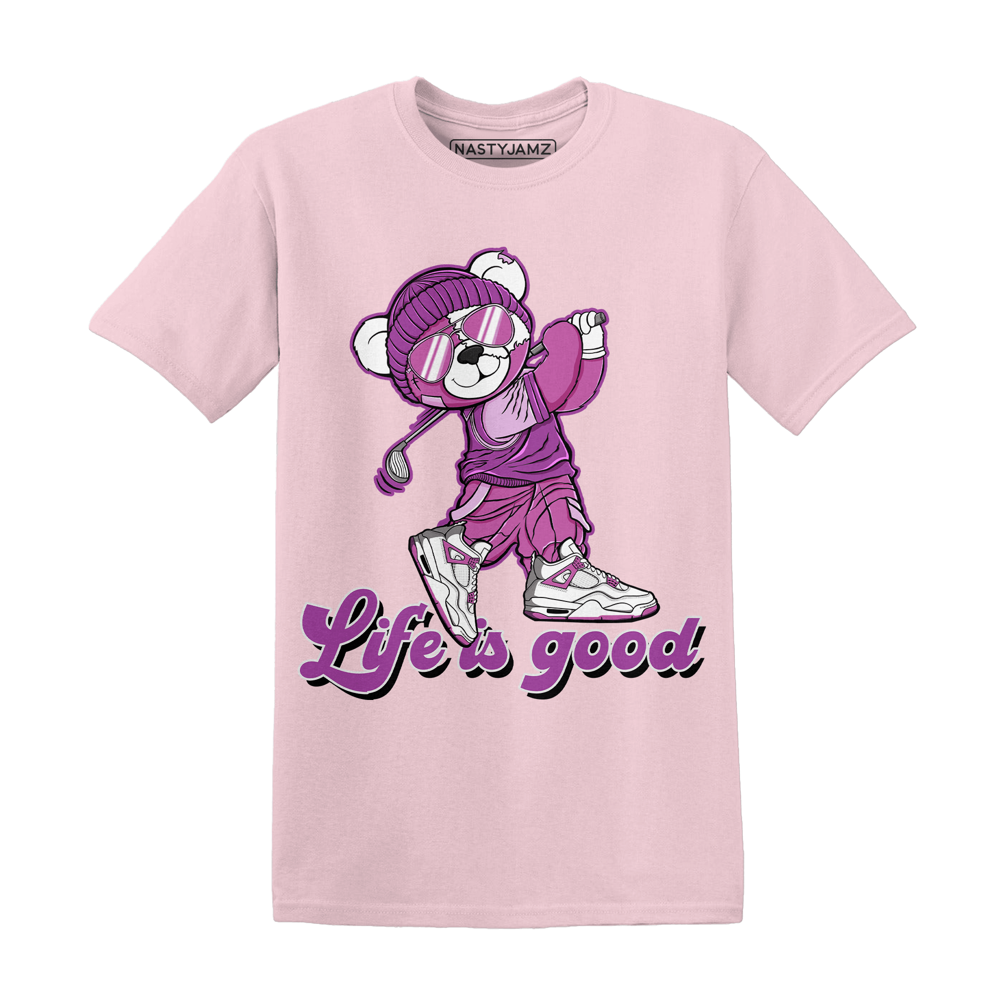 GS Hyper Violet 4s T Shirt Match BER Like Golf - NastyJamz