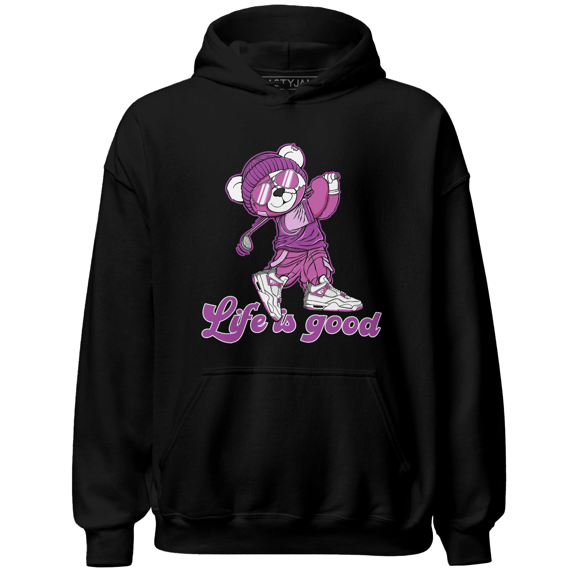 GS Hyper Violet 4s Hoodie Match BER Like Golf - NastyJamz