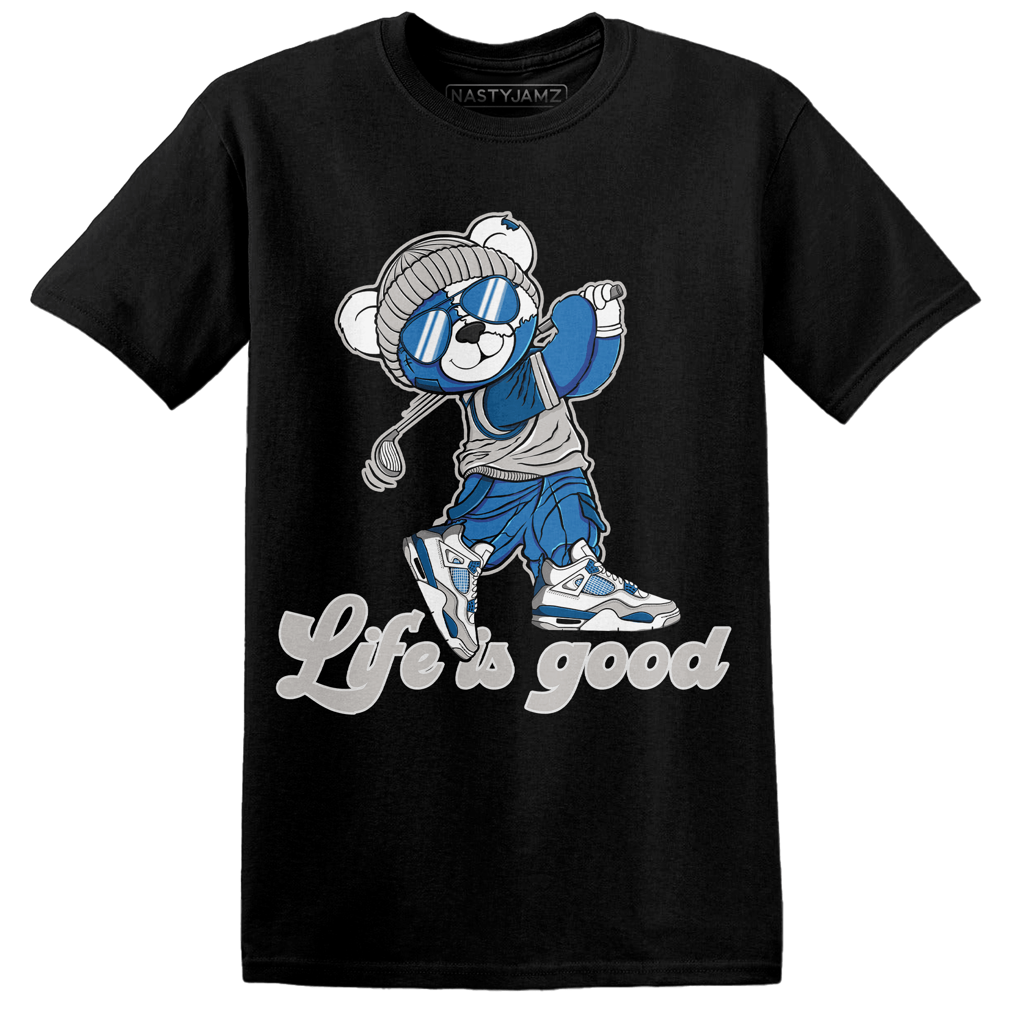 Industrial Blue 4s T Shirt Match BER Like Golf - NastyJamz