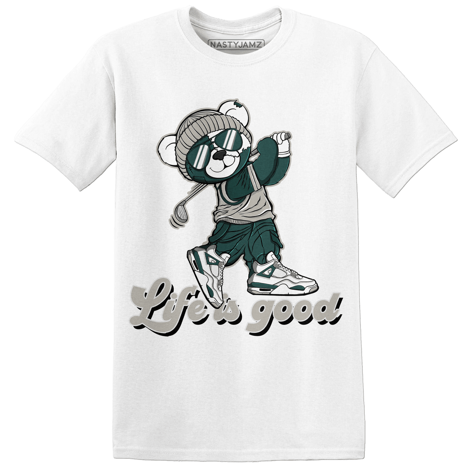 Oxidized Green 4s T Shirt Match BER Like Golf - NastyJamz