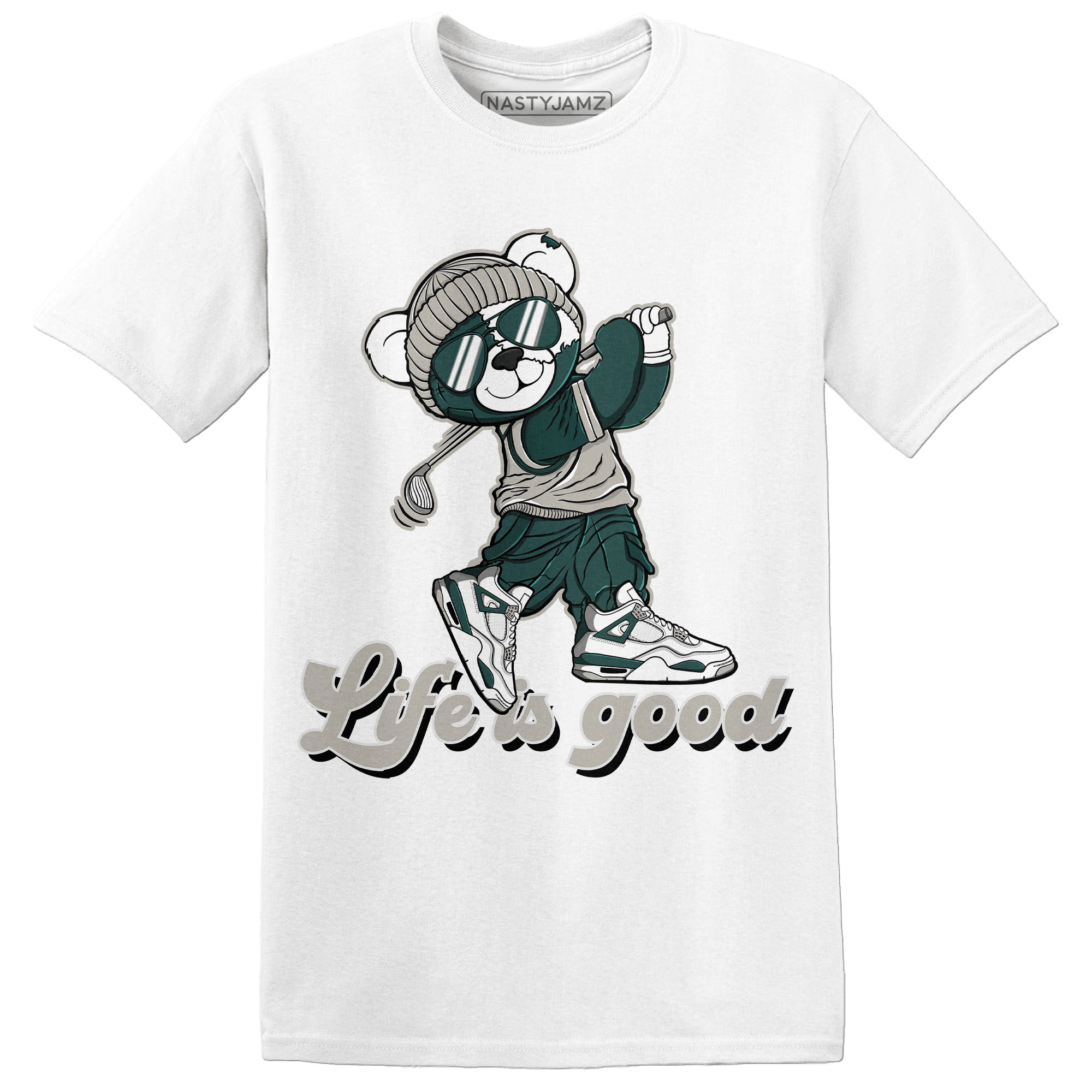 Oxidized Green 4s T Shirt Match BER Like Golf - NastyJamz