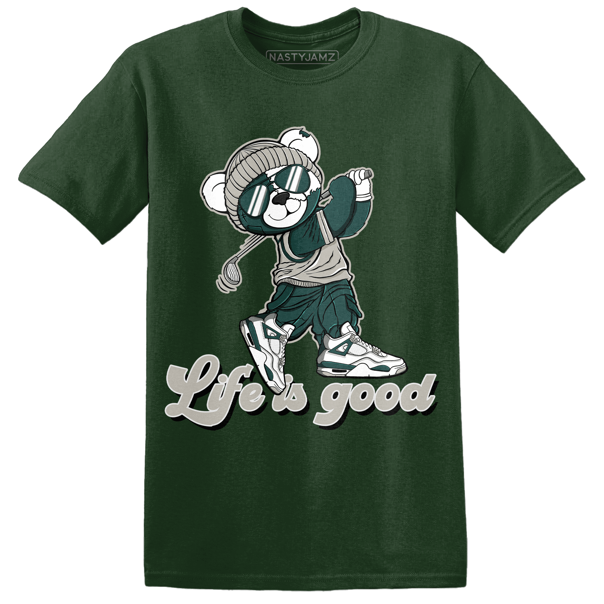 Oxidized Green 4s T Shirt Match BER Like Golf - NastyJamz