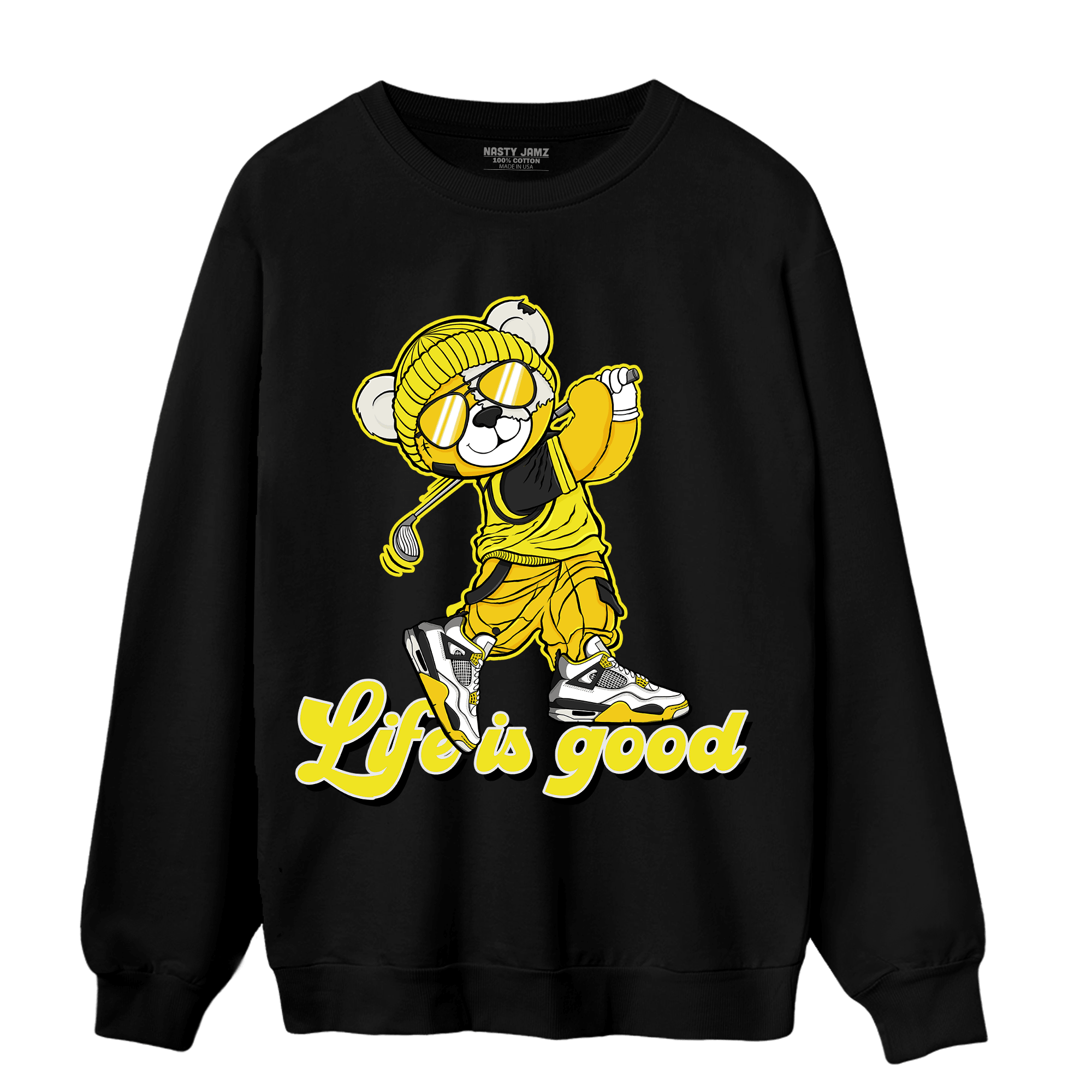 Vivid Sulfur 4s Sweatshirt Match BER Like Golf - NastyJamz