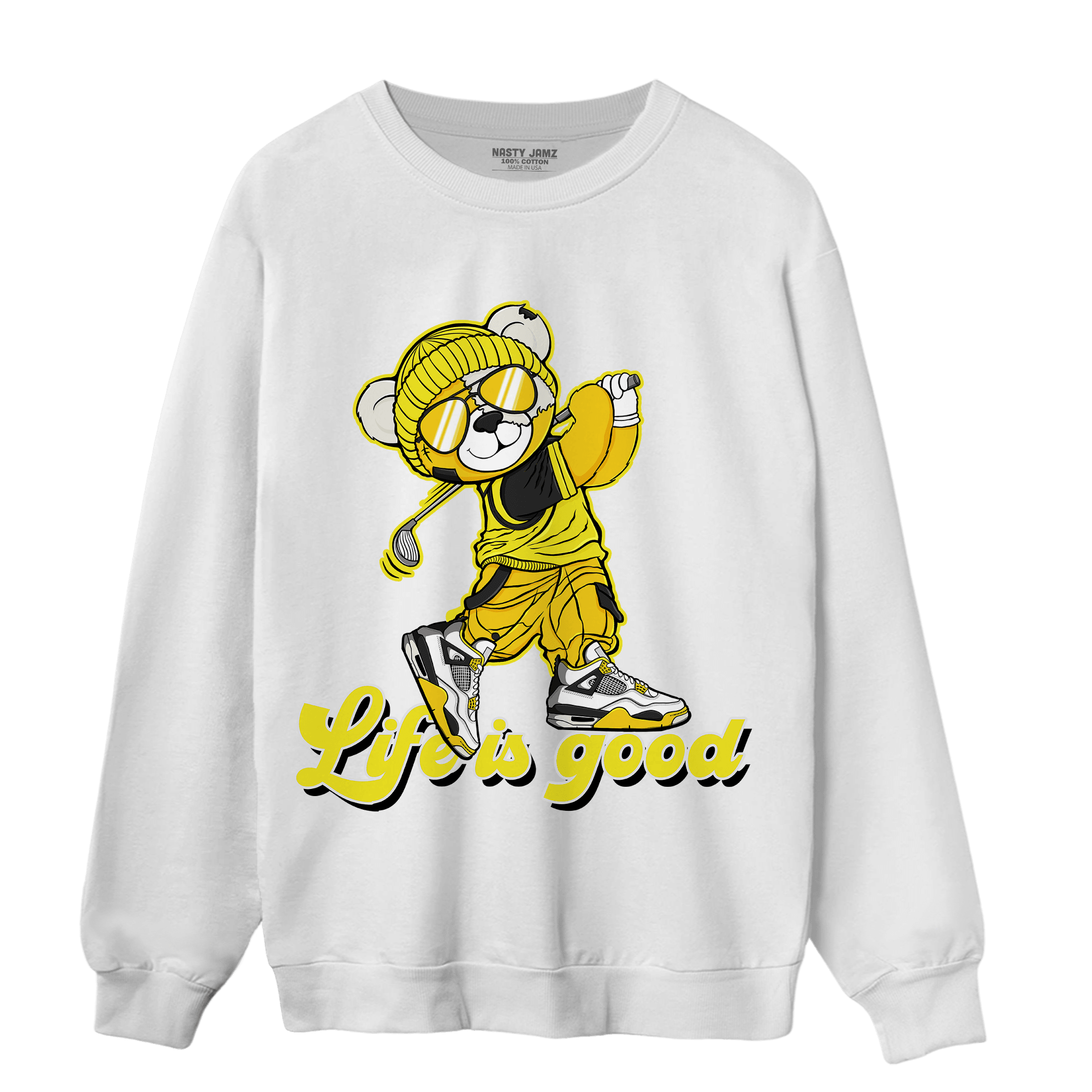 Vivid Sulfur 4s Sweatshirt Match BER Like Golf - NastyJamz