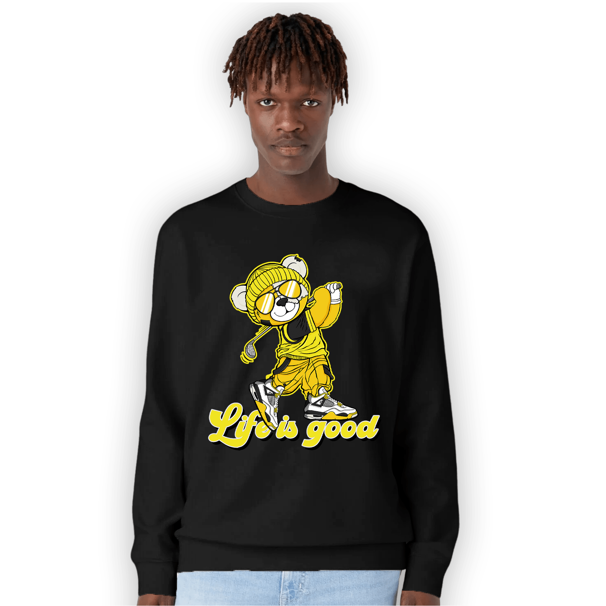 Vivid Sulfur 4s Sweatshirt Match BER Like Golf - NastyJamz