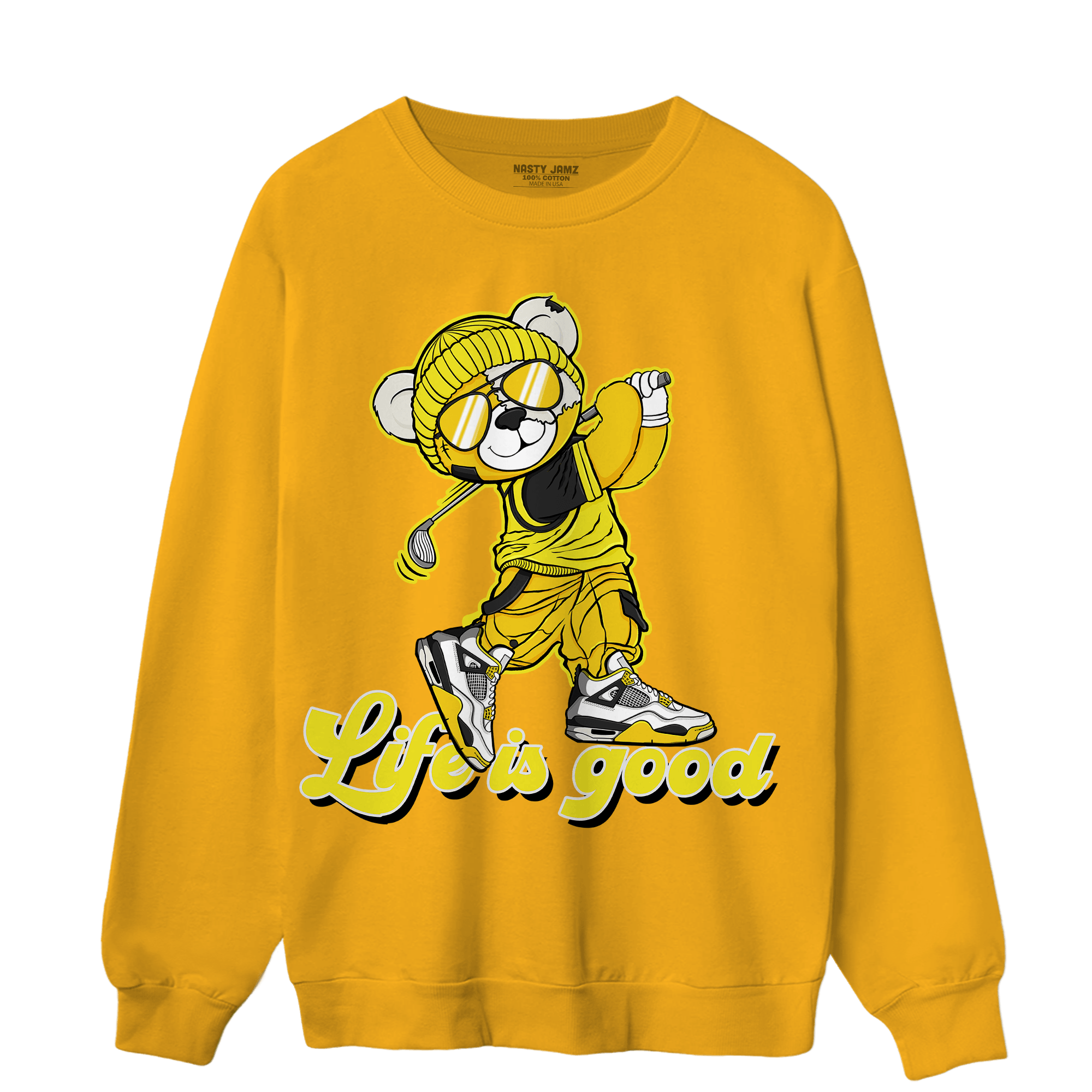 Vivid Sulfur 4s Sweatshirt Match BER Like Golf - NastyJamz