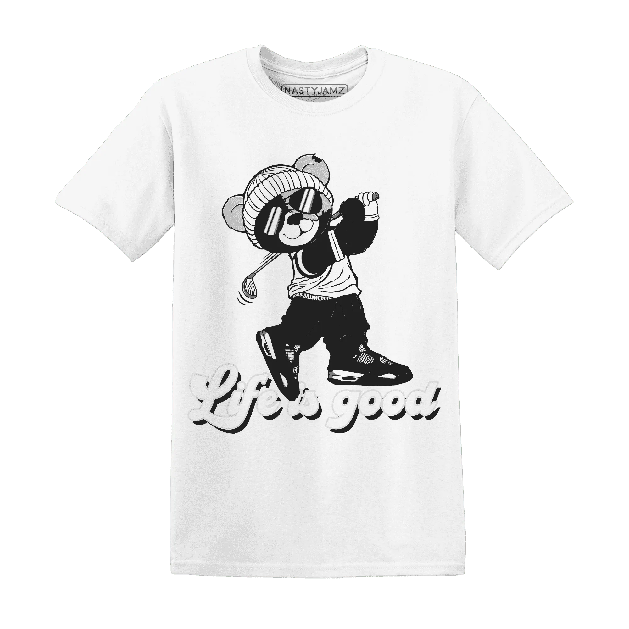 White-Thunder-4s-T-Shirt-Match-BER-Like-Golf
