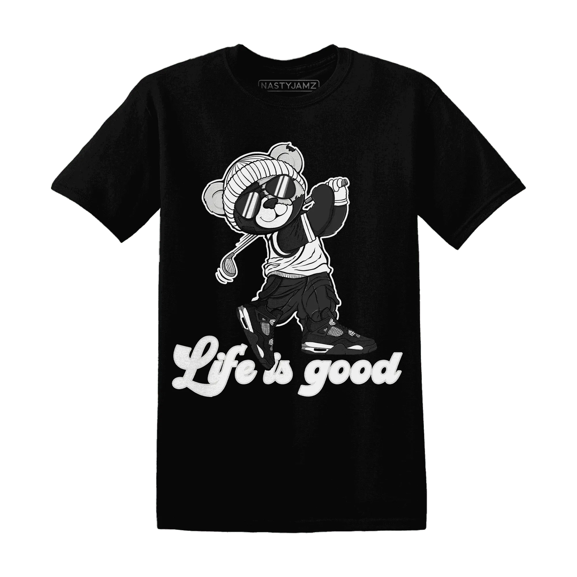 White-Thunder-4s-T-Shirt-Match-BER-Like-Golf