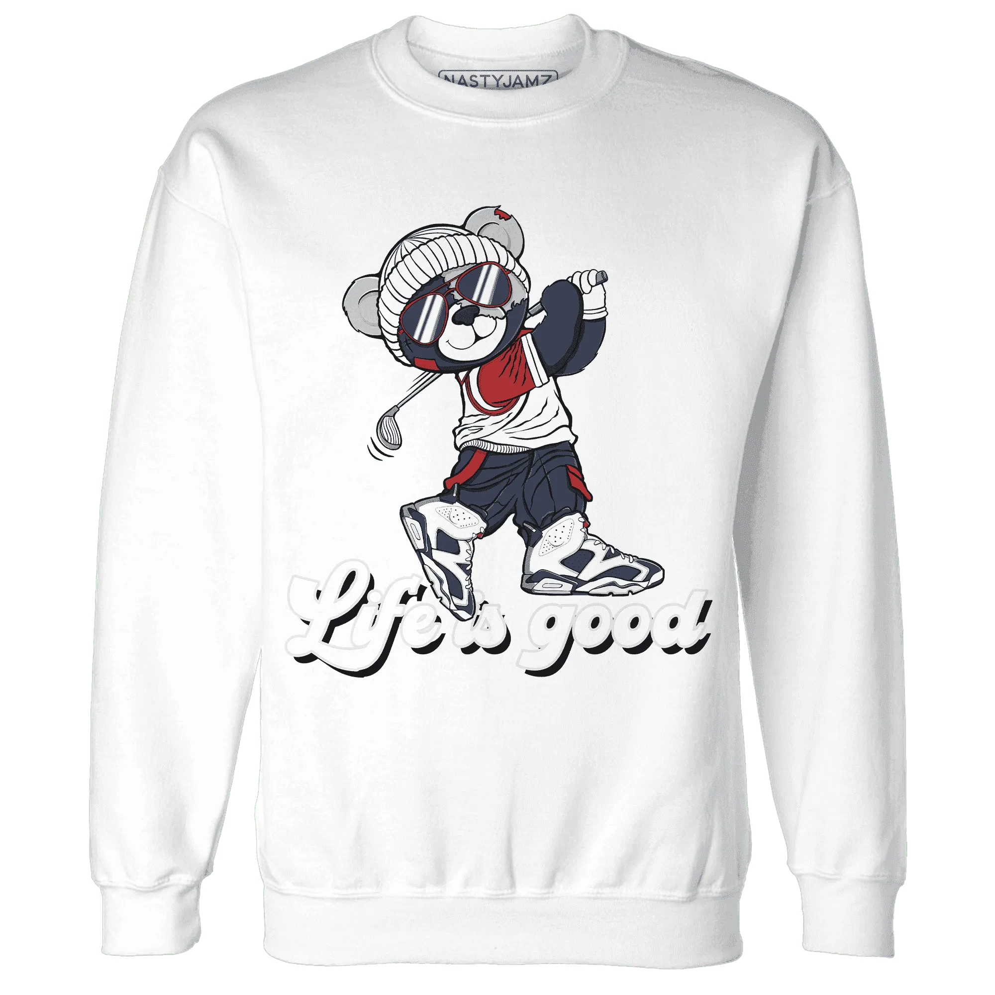 White-Navy-6s-Sweatshirt-Match-BER-Like-Golf