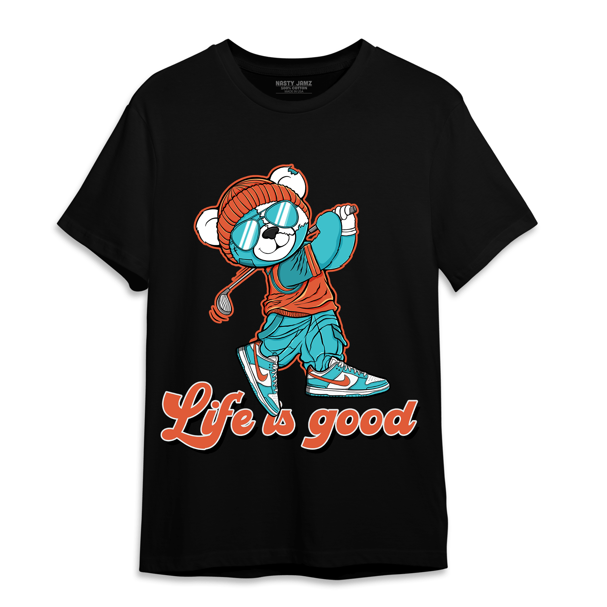Dunk Low Dolphins T Shirt Match BER Like Golf - NastyJamz