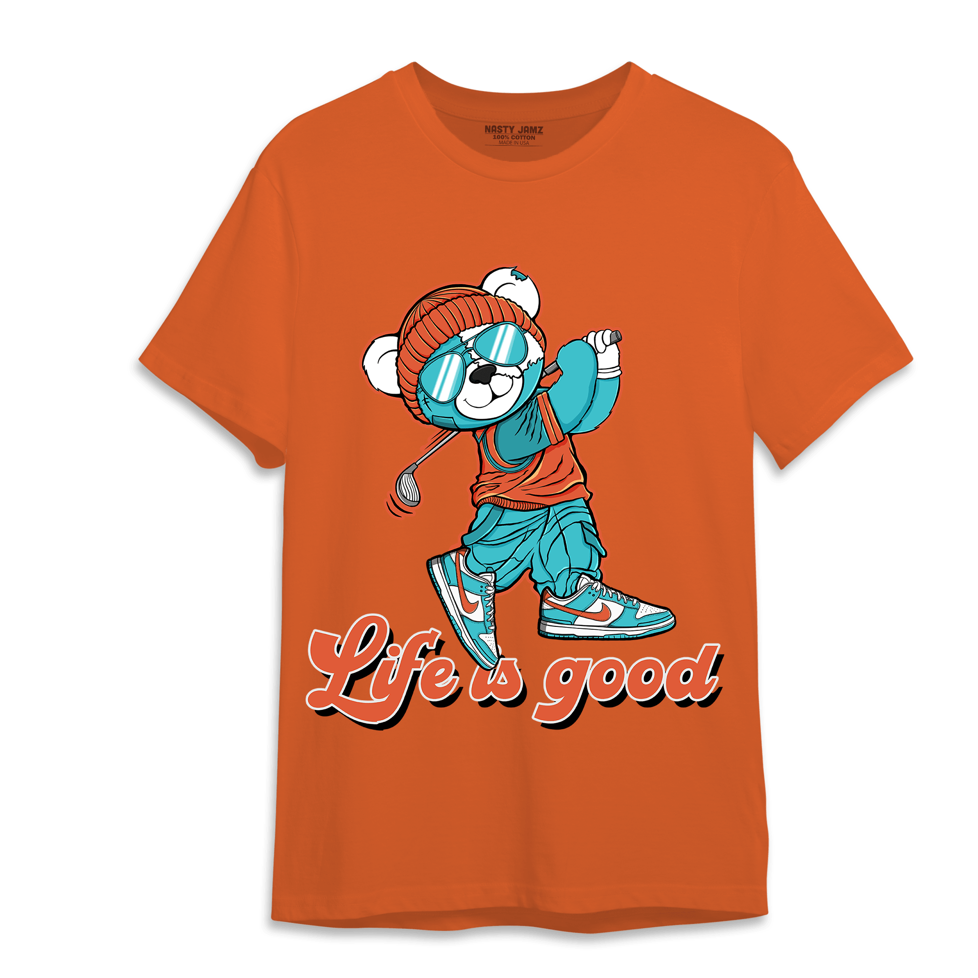 Dunk Low Dolphins T Shirt Match BER Like Golf - NastyJamz