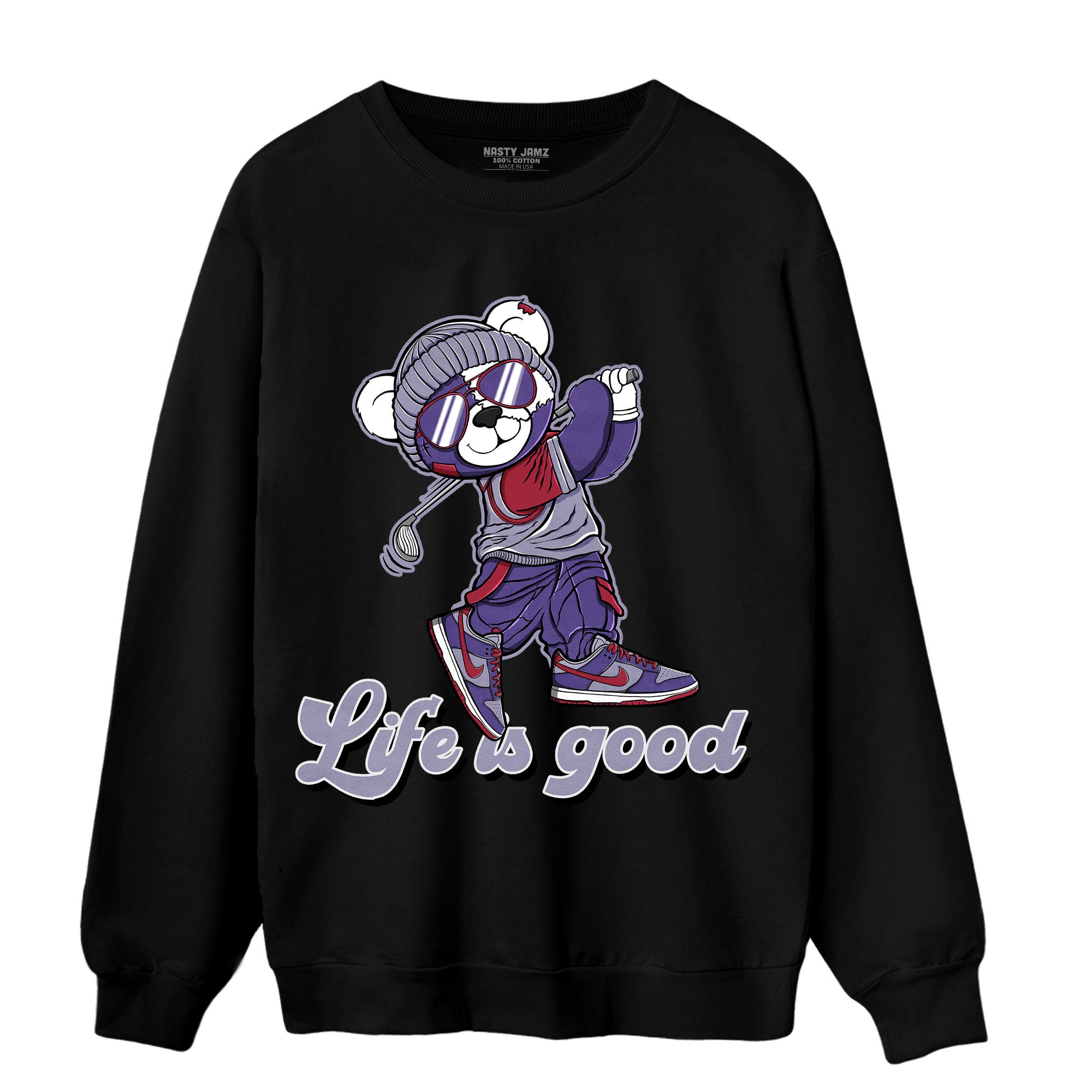 Dunk Low Plum Sweatshirt Match BER Like Golf - NastyJamz