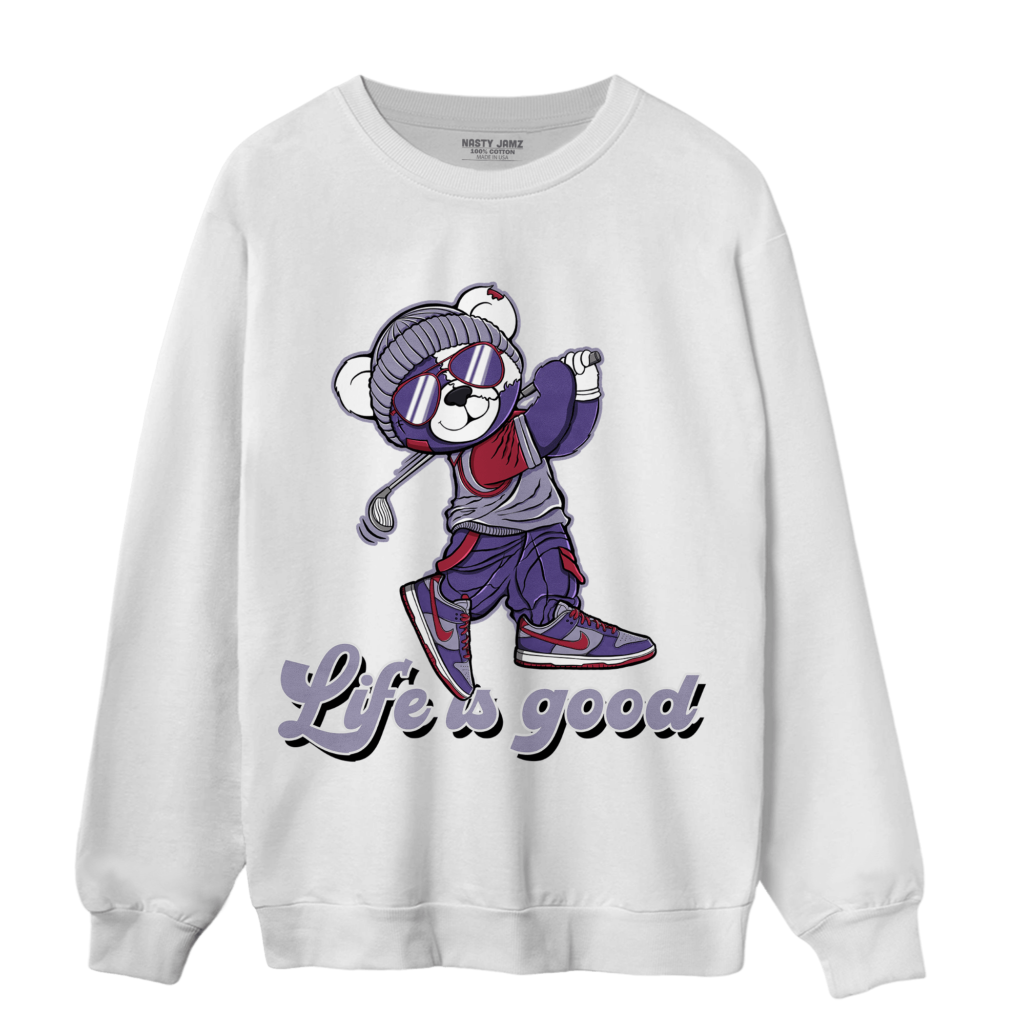 Dunk Low Plum Sweatshirt Match BER Like Golf - NastyJamz