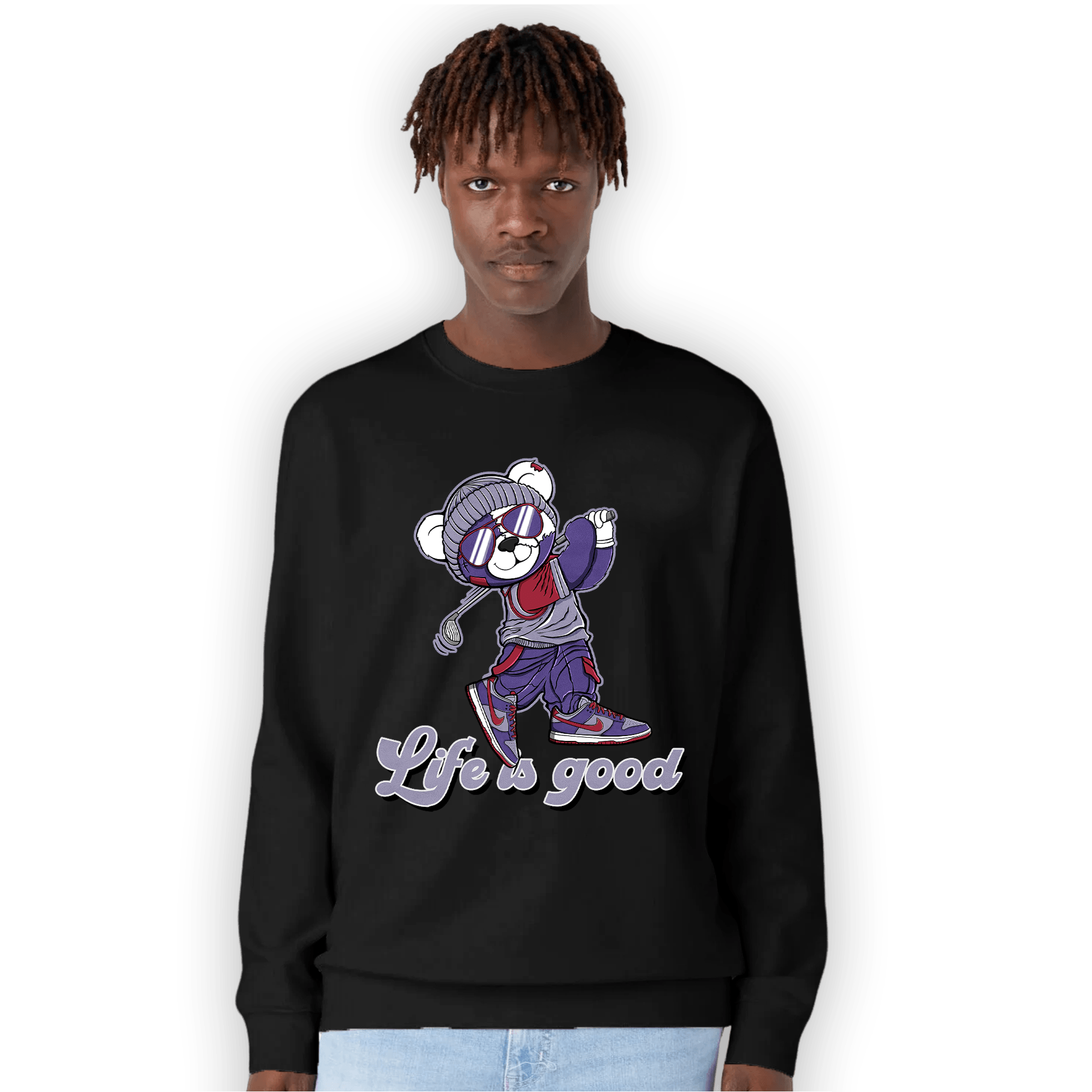 Dunk Low Plum Sweatshirt Match BER Like Golf - NastyJamz