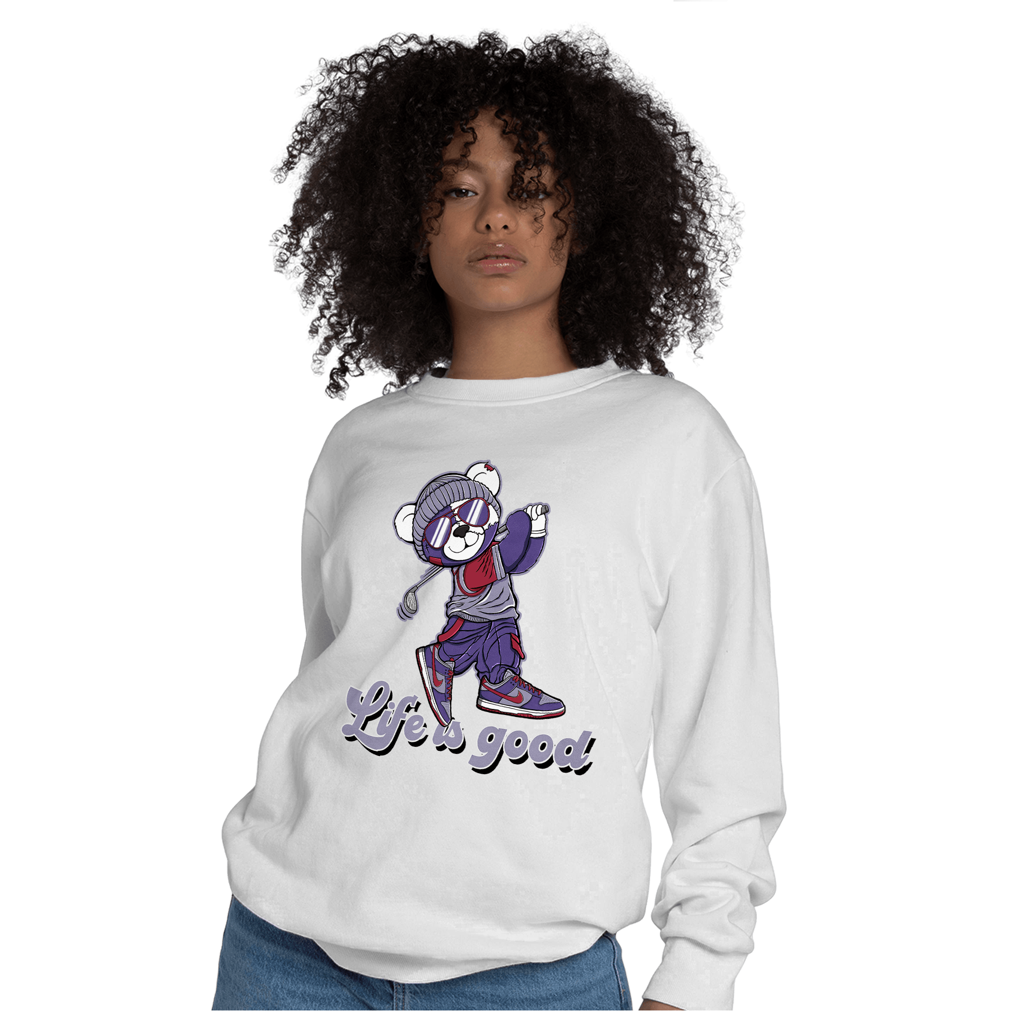 Dunk Low Plum Sweatshirt Match BER Like Golf - NastyJamz