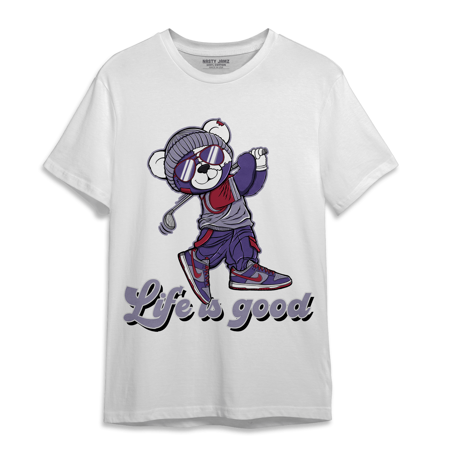 Dunk Low Plum T Shirt Match BER Like Golf - NastyJamz