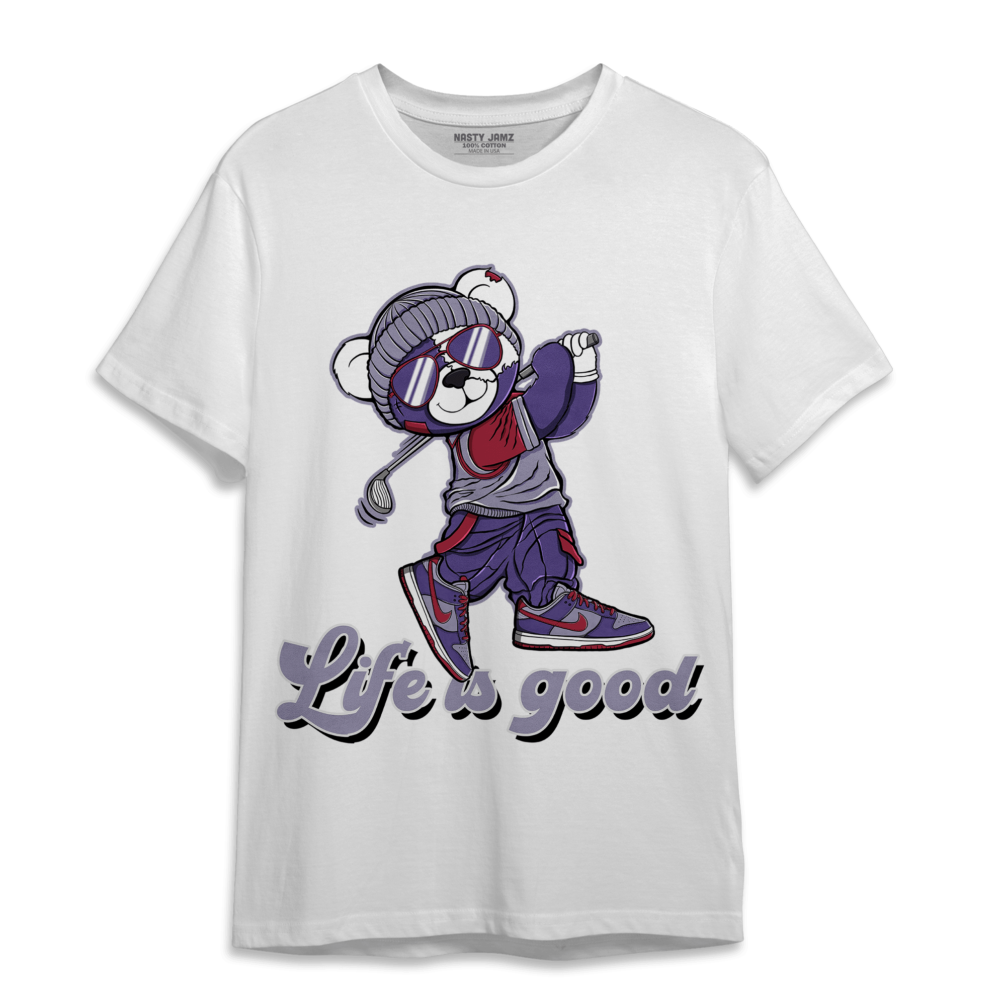 Dunk Low Plum T Shirt Match BER Like Golf - NastyJamz