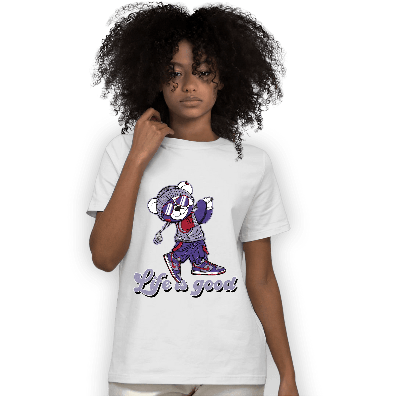 Dunk Low Plum T Shirt Match BER Like Golf - NastyJamz