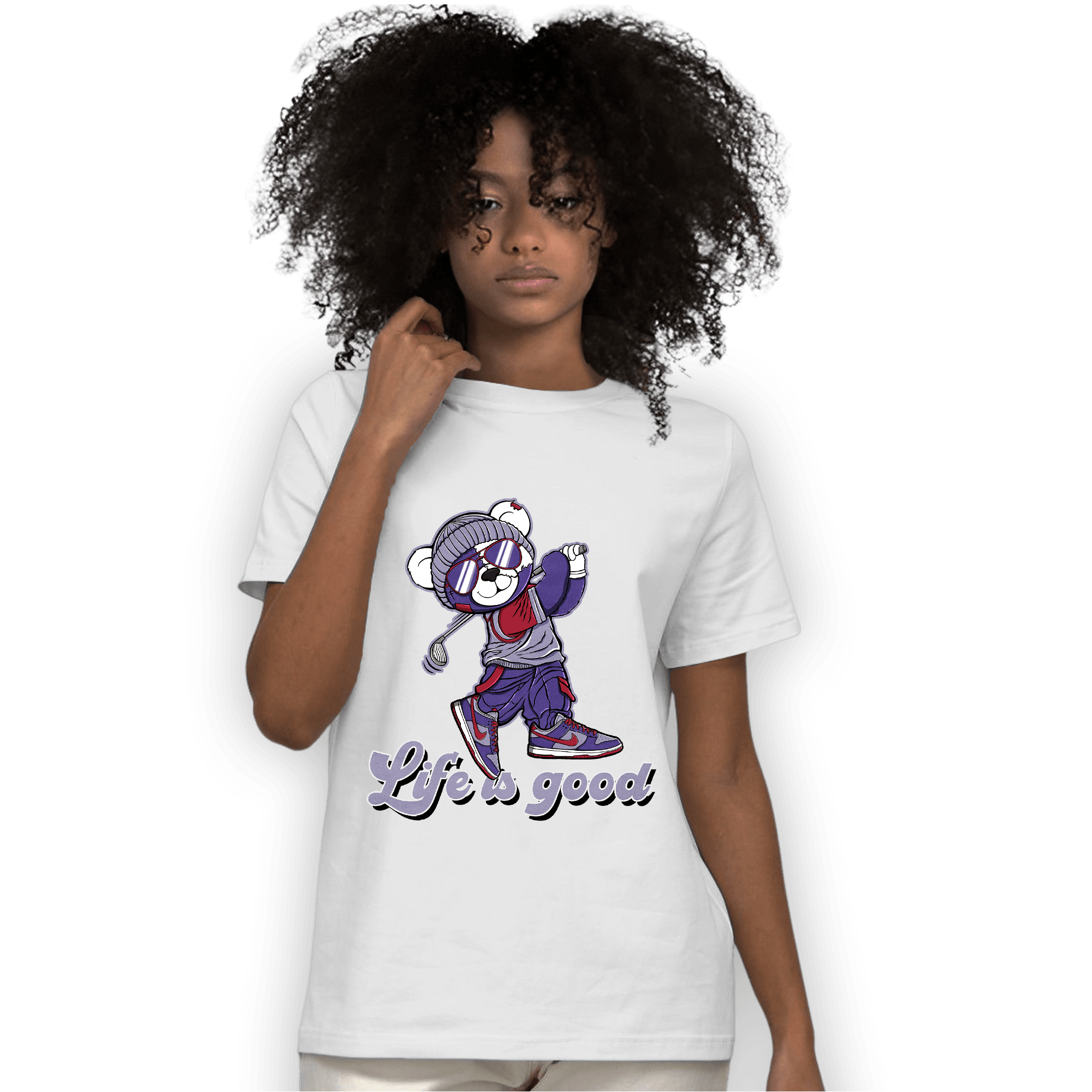 Dunk Low Plum T Shirt Match BER Like Golf - NastyJamz