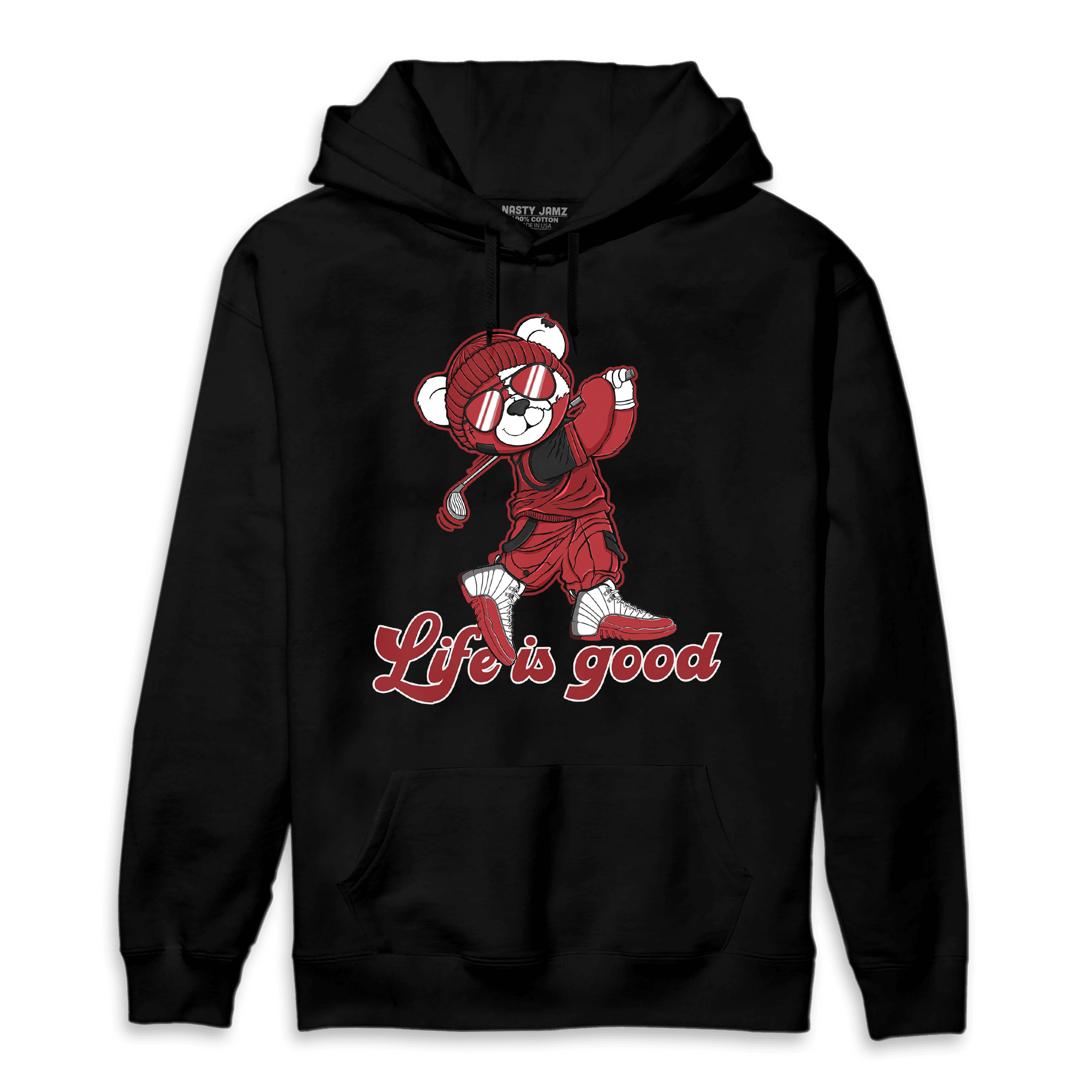 Cherry 12s Hoodie Match BER Like Golf - NastyJamz