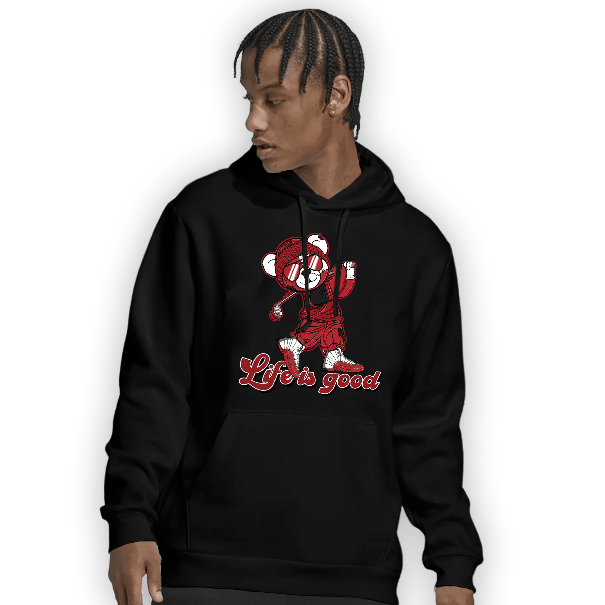 Cherry 12s Hoodie Match BER Like Golf - NastyJamz