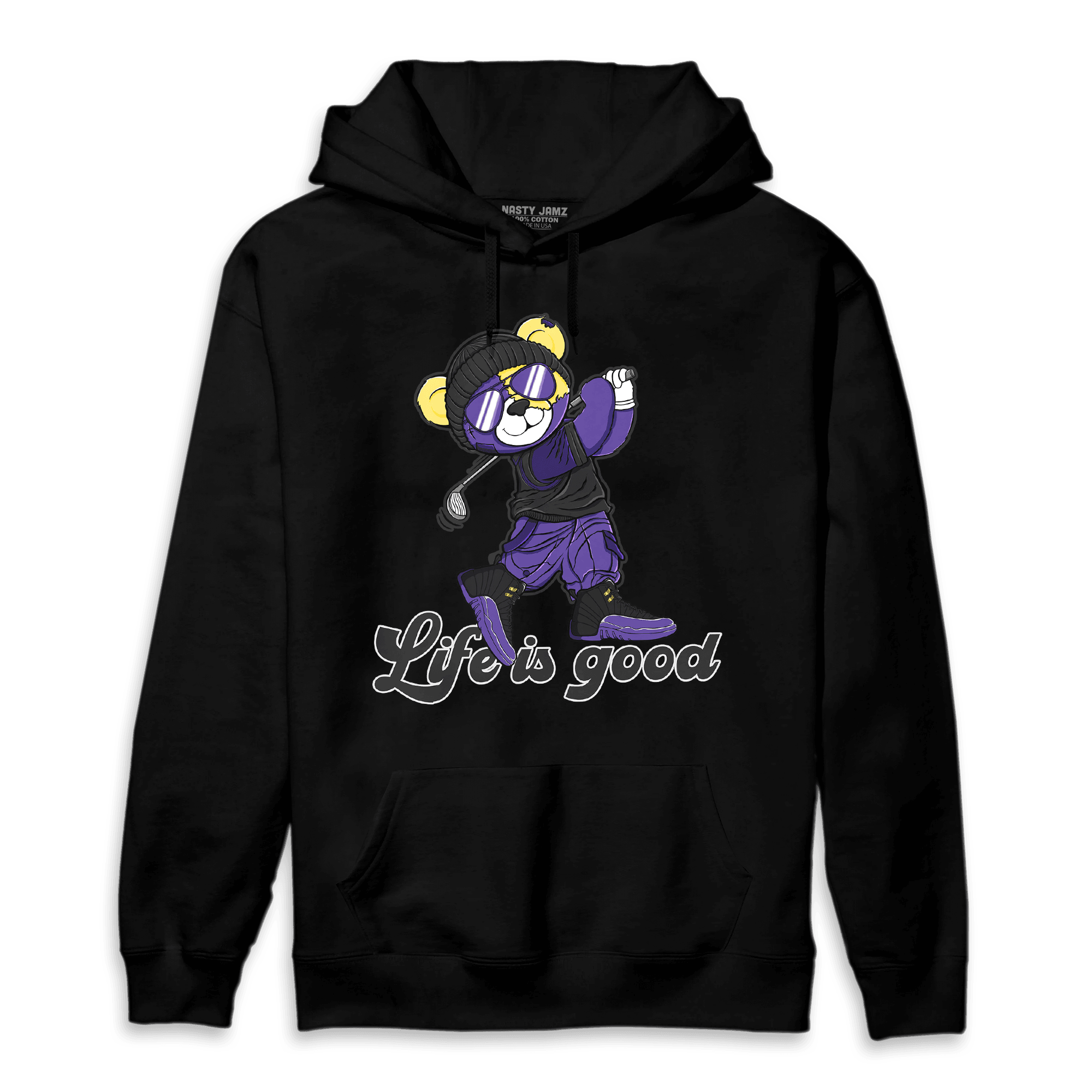 Field Purple 12s Hoodie Match BER Like Golf - NastyJamz