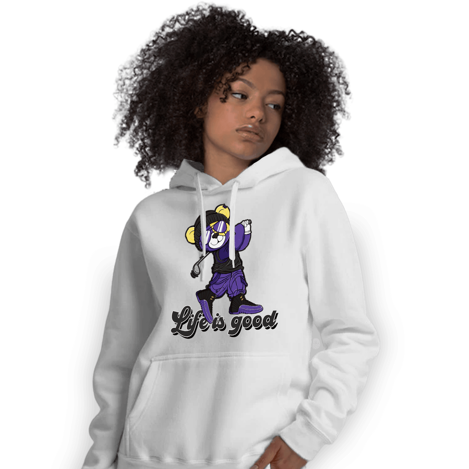 Field Purple 12s Hoodie Match BER Like Golf - NastyJamz