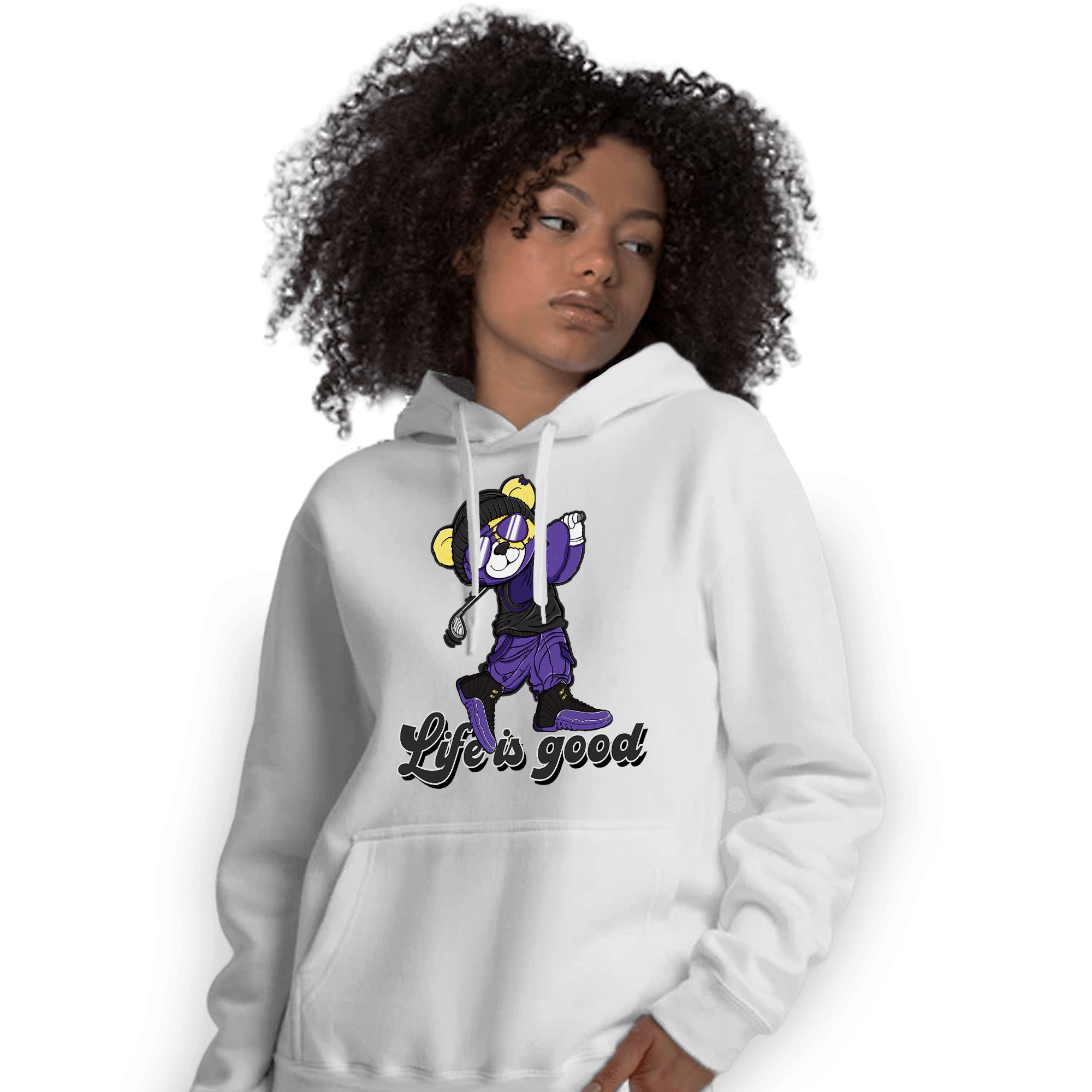 Field Purple 12s Hoodie Match BER Like Golf - NastyJamz