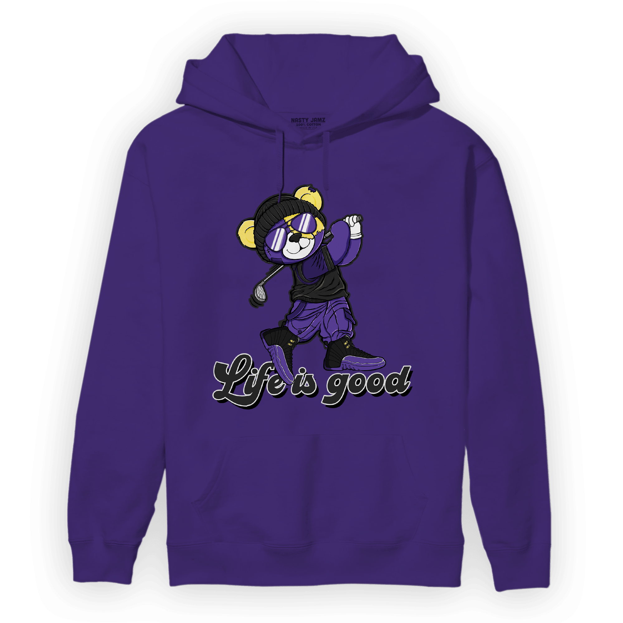 Field Purple 12s Hoodie Match BER Like Golf - NastyJamz