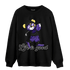 Field Purple 12s Sweatshirt Match BER Like Golf - NastyJamz