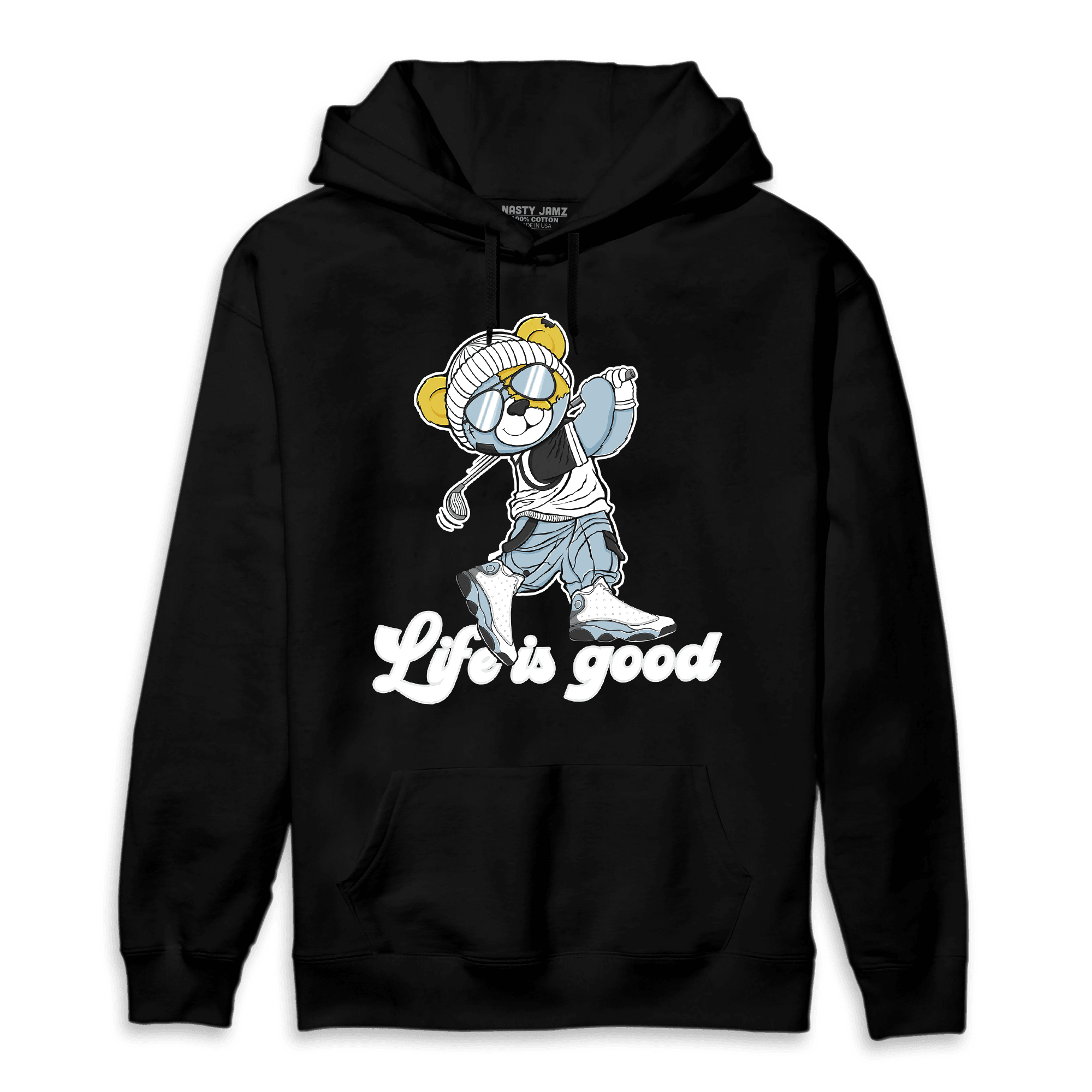 Blue Grey 13s Hoodie Match BER Like Golf - NastyJamz