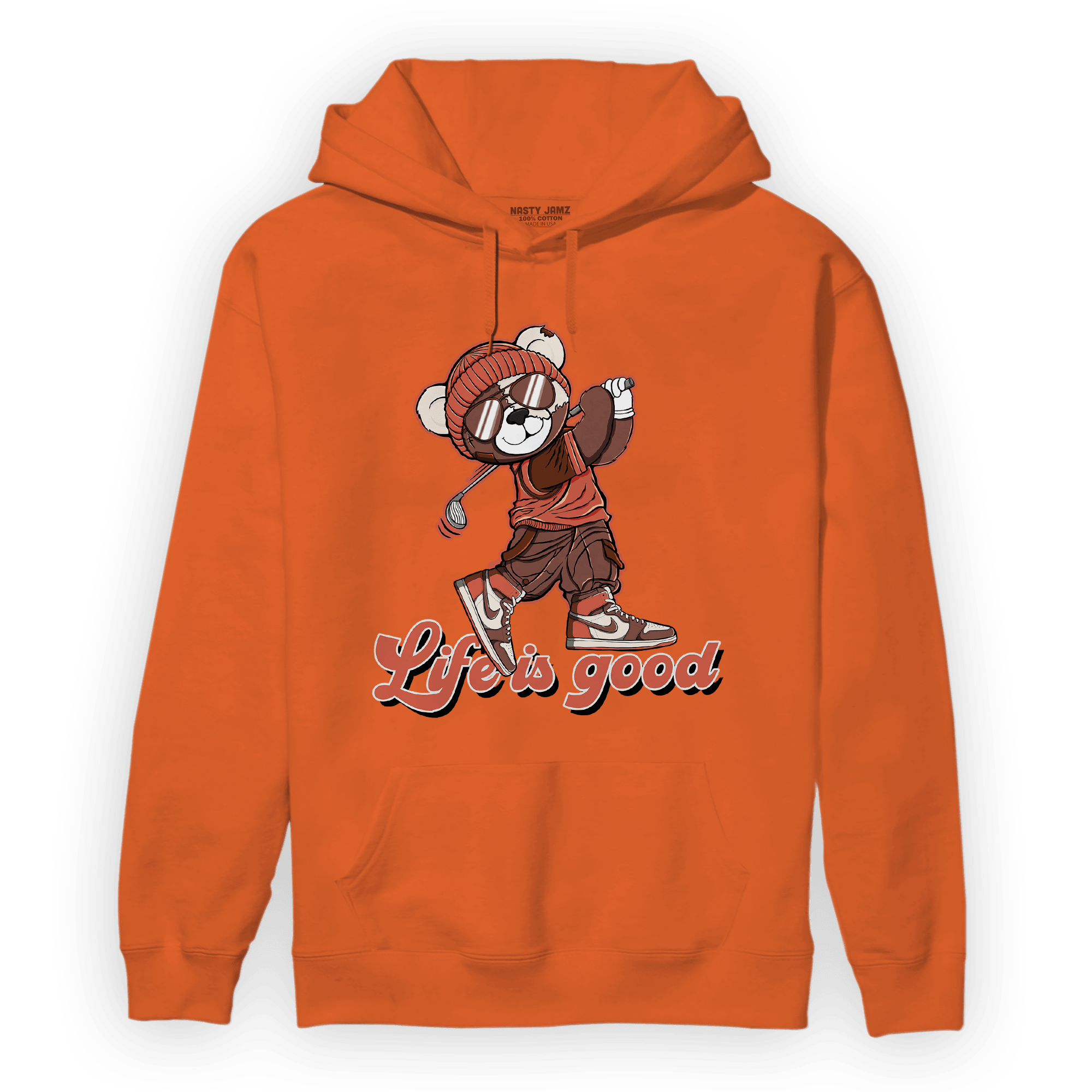 High OG Dusted Clay 1s Hoodie Match BER Like Golf - NastyJamz