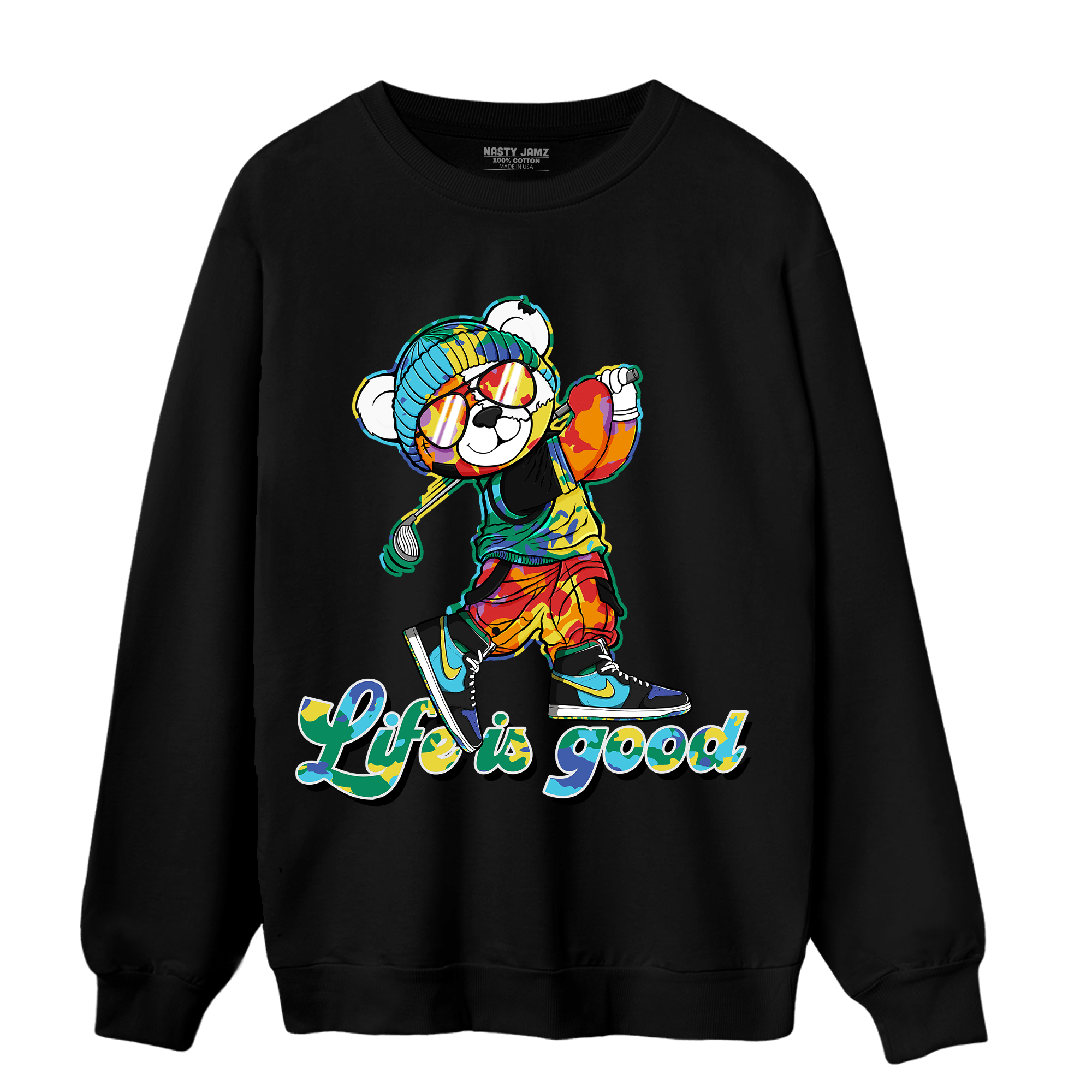 Mid GS Six Championships 1s Sweatshirt Match BER Like Golf - NastyJamz