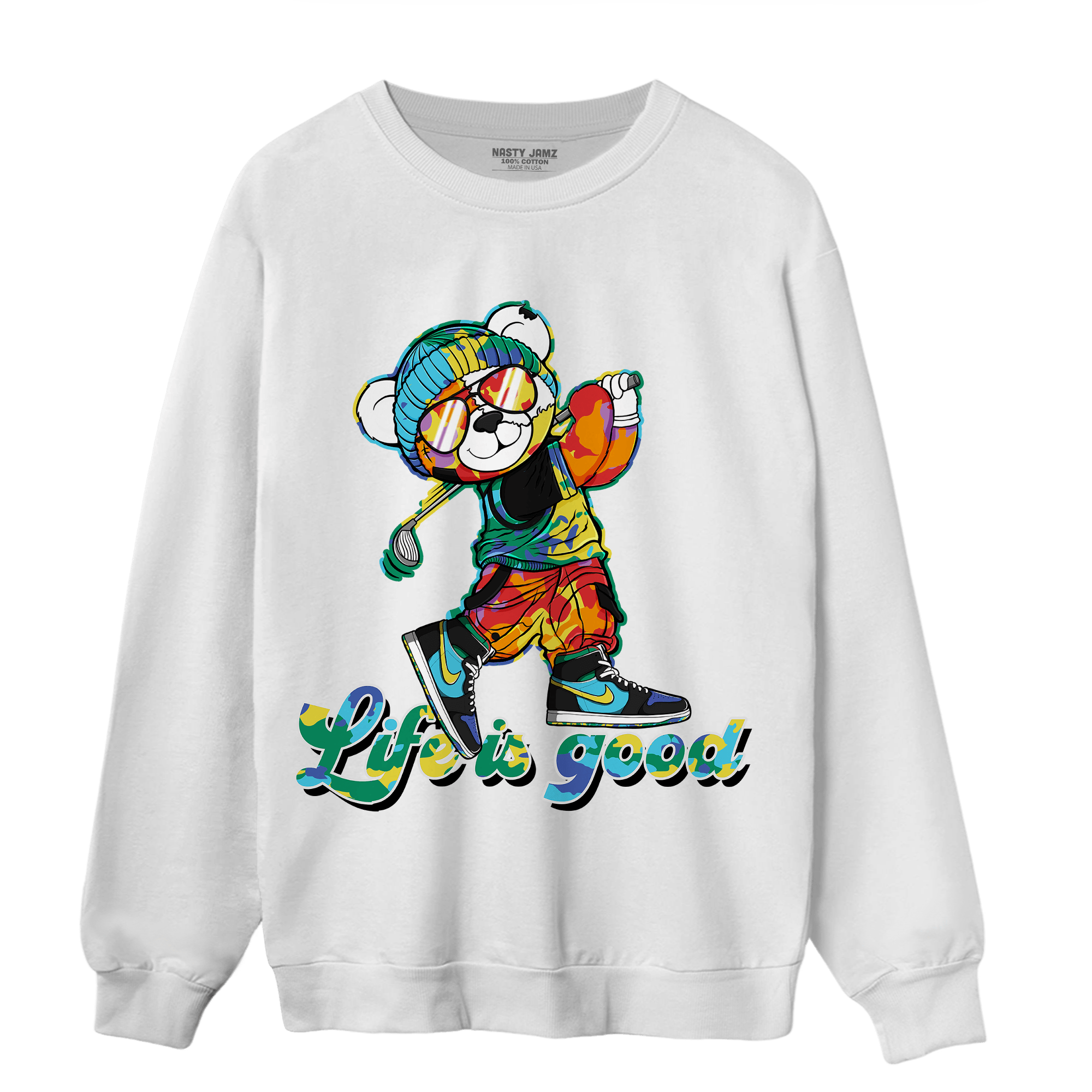 Mid GS Six Championships 1s Sweatshirt Match BER Like Golf - NastyJamz