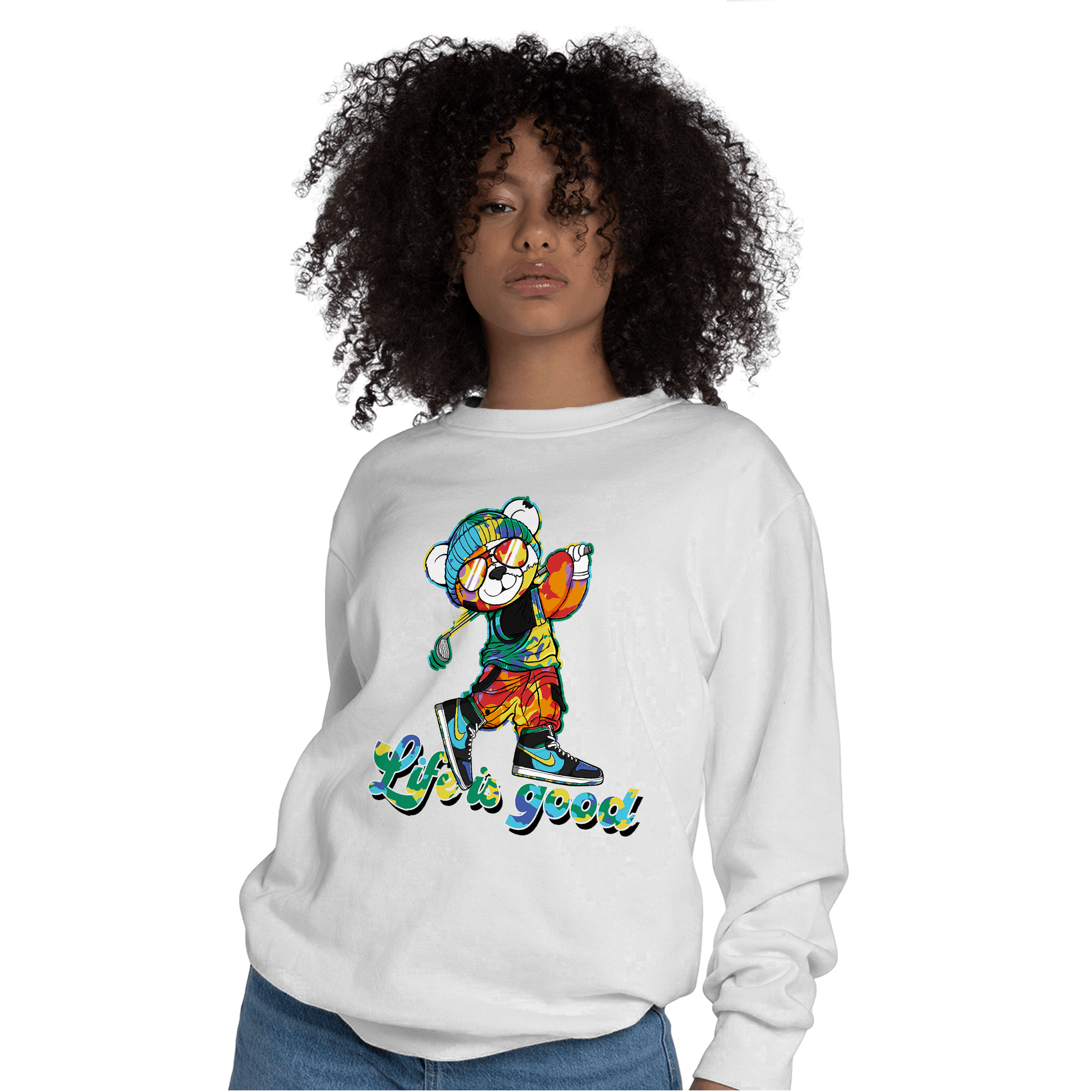 Mid GS Six Championships 1s Sweatshirt Match BER Like Golf - NastyJamz