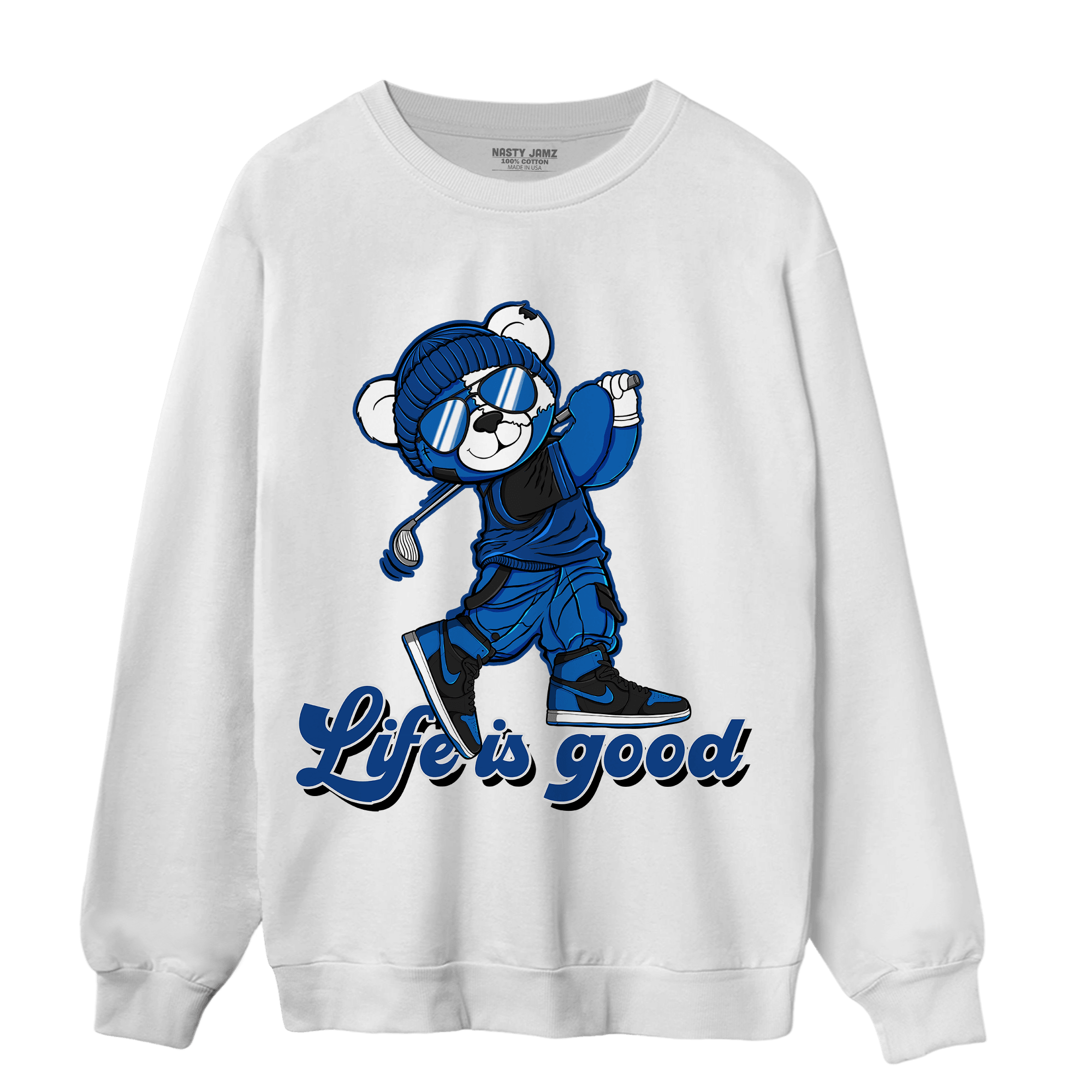 Royal Reimagined 1s Sweatshirt Match BER Like Golf - NastyJamz
