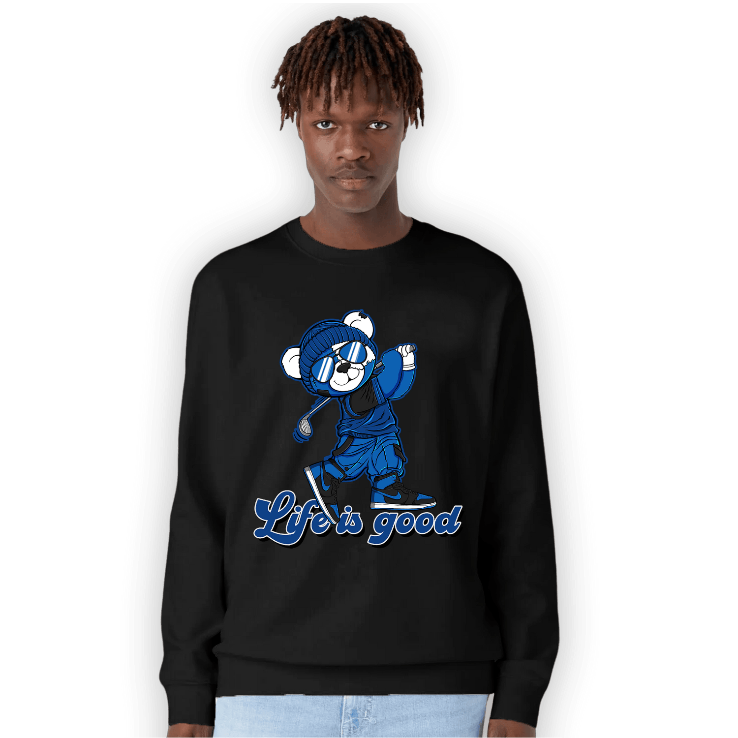 Royal Reimagined 1s Sweatshirt Match BER Like Golf - NastyJamz