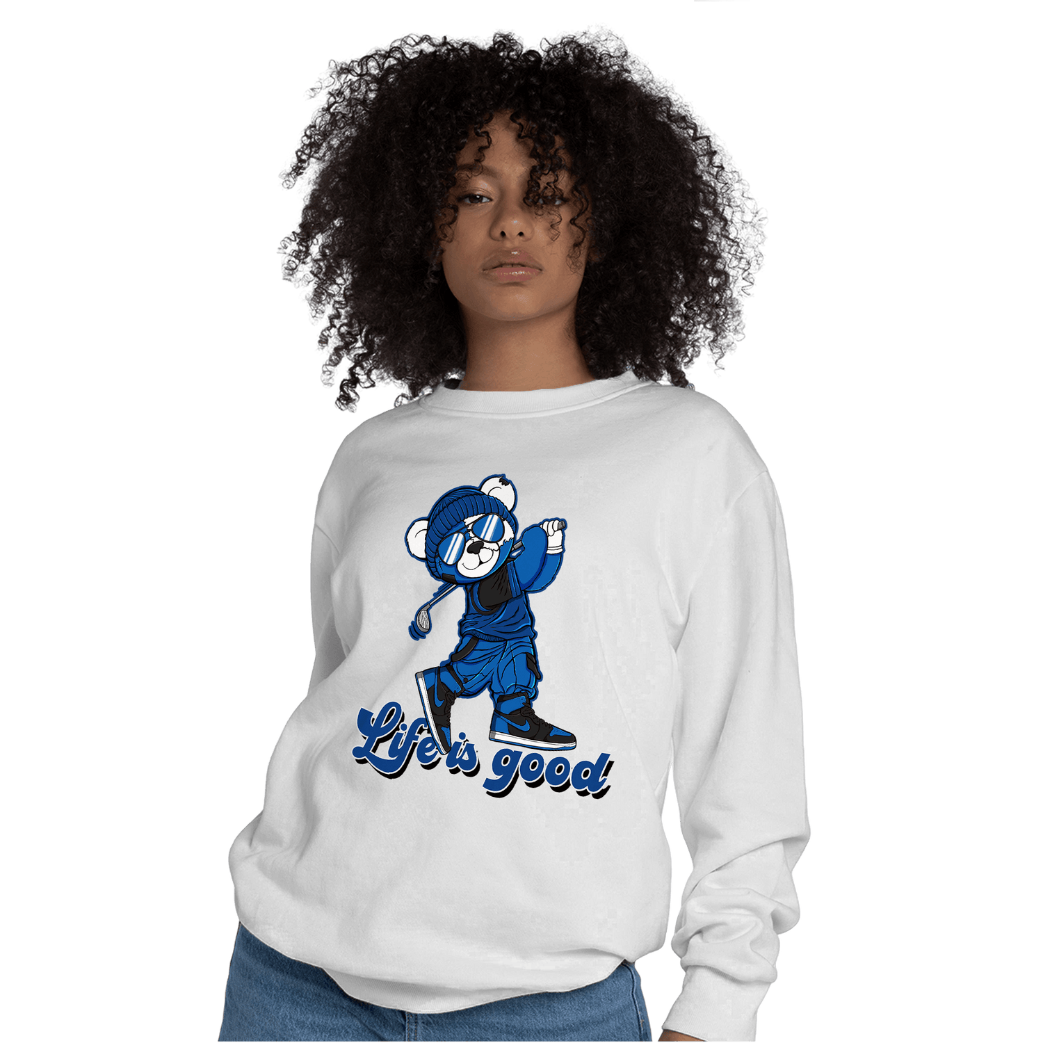 Royal Reimagined 1s Sweatshirt Match BER Like Golf - NastyJamz
