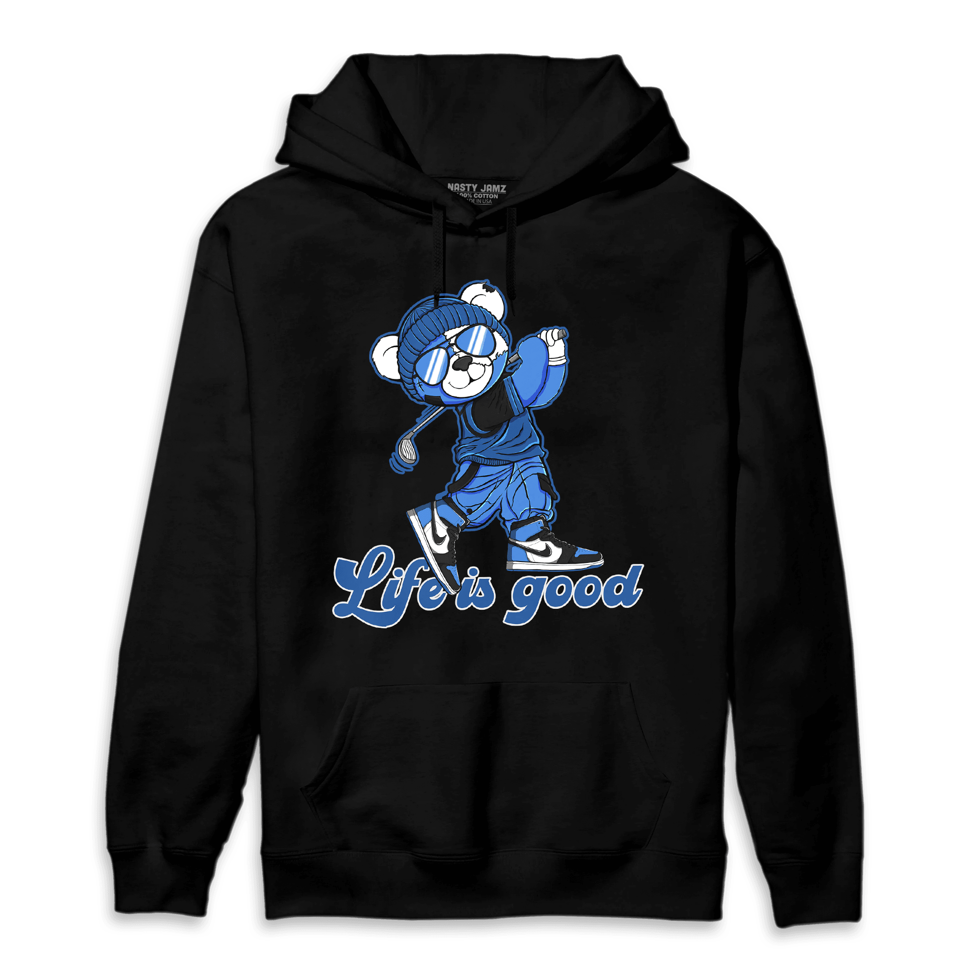 University Blue Toe 1s Hoodie Match BER Like Golf - NastyJamz