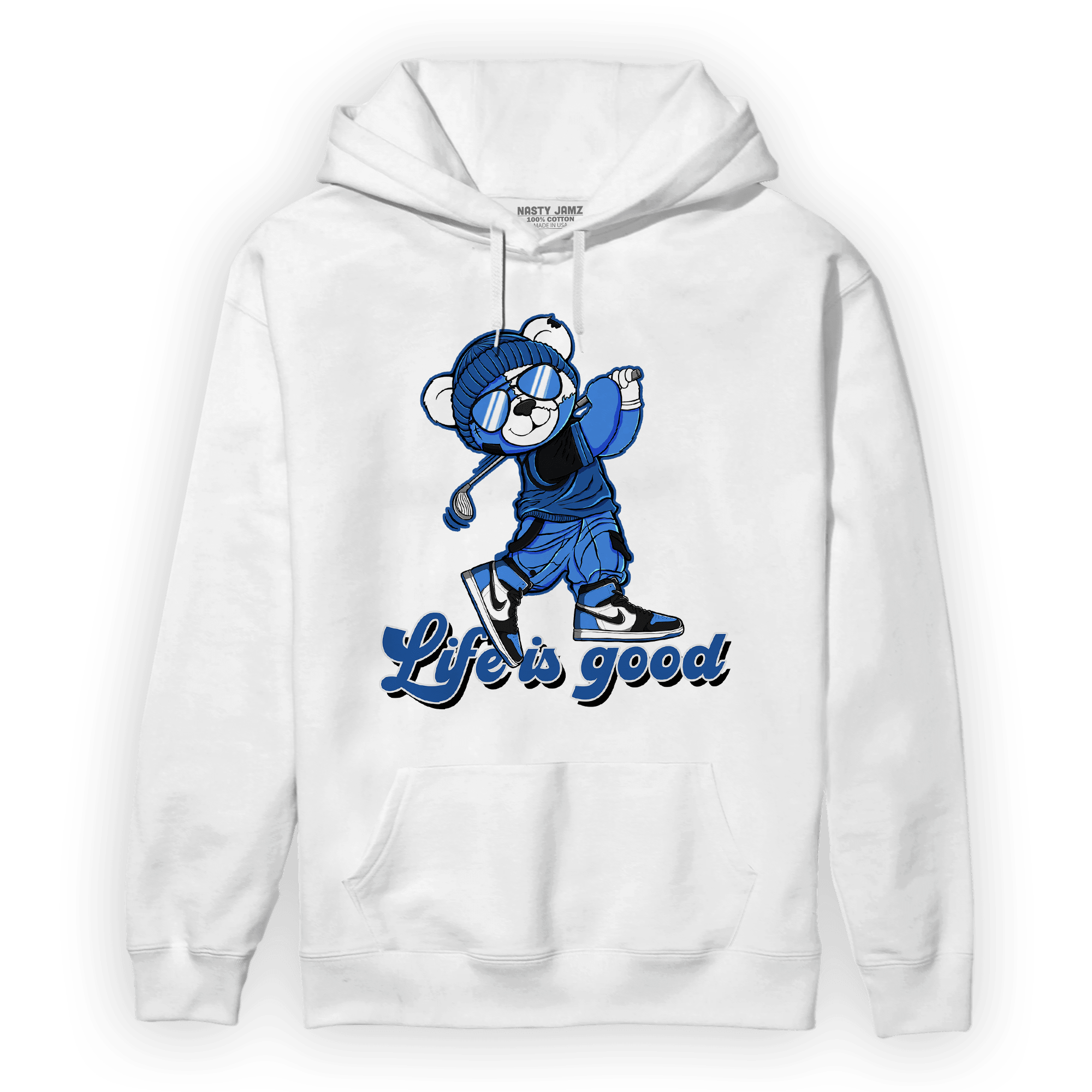 University Blue Toe 1s Hoodie Match BER Like Golf - NastyJamz