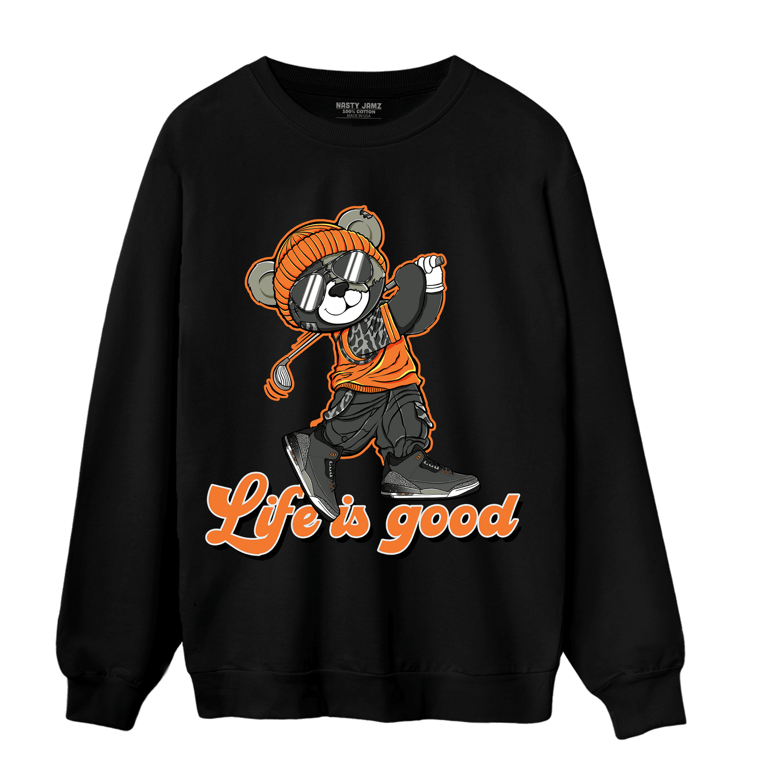 Fear Pack 3s Sweatshirt Match BER Like Golf - NastyJamz