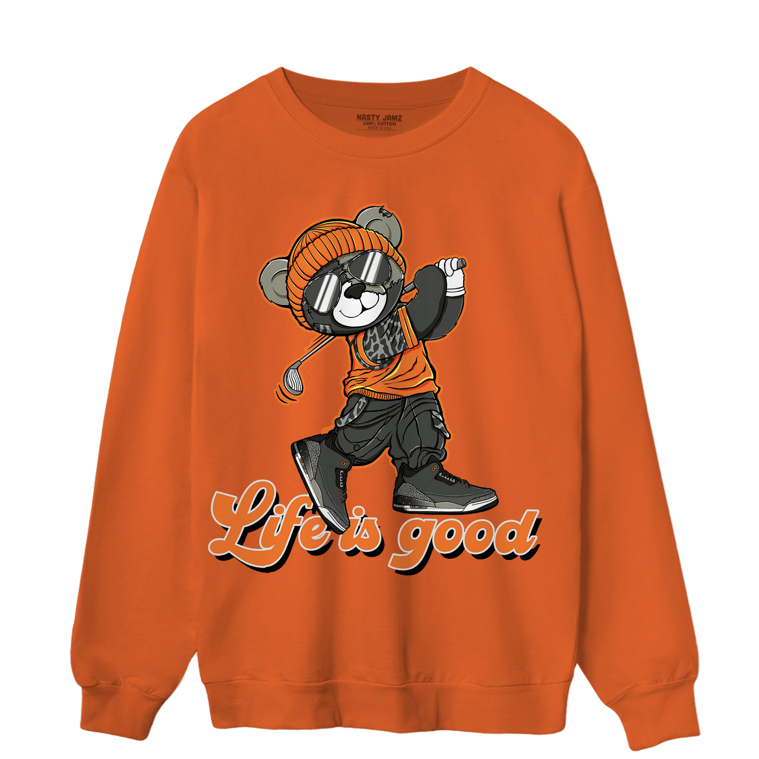 Fear Pack 3s Sweatshirt Match BER Like Golf - NastyJamz