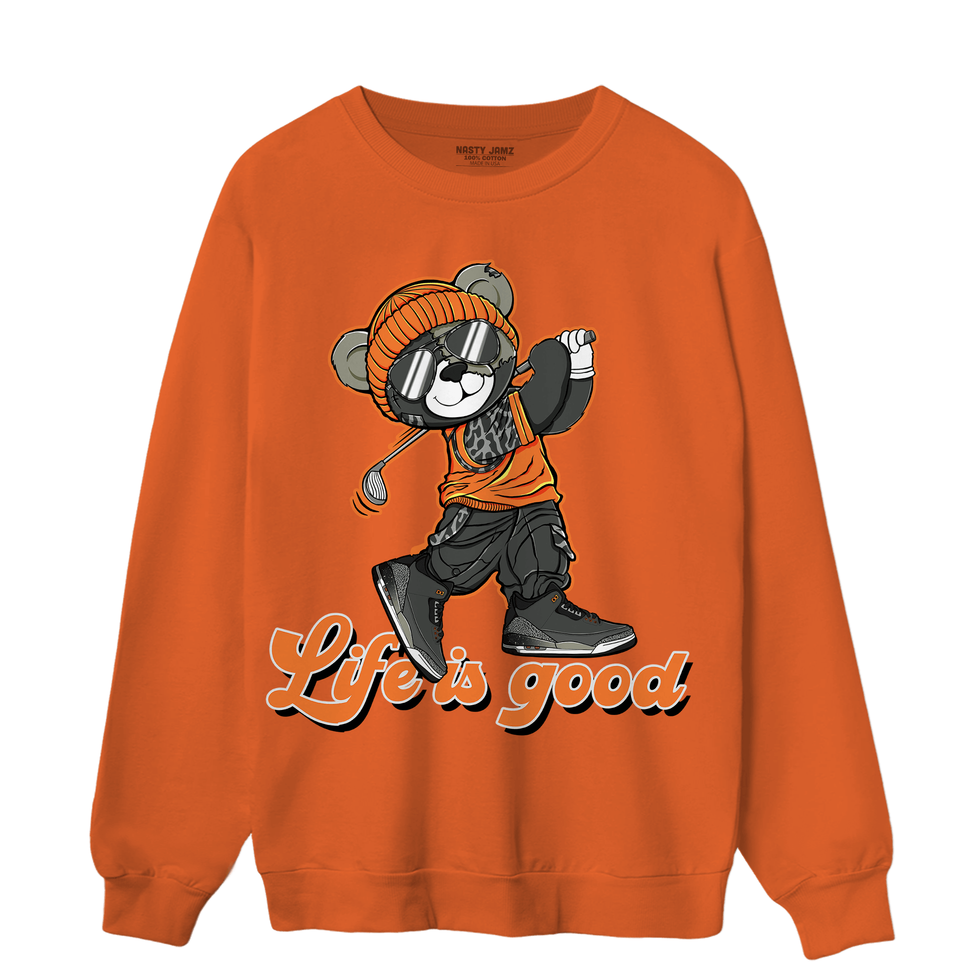Fear Pack 3s Sweatshirt Match BER Like Golf - NastyJamz