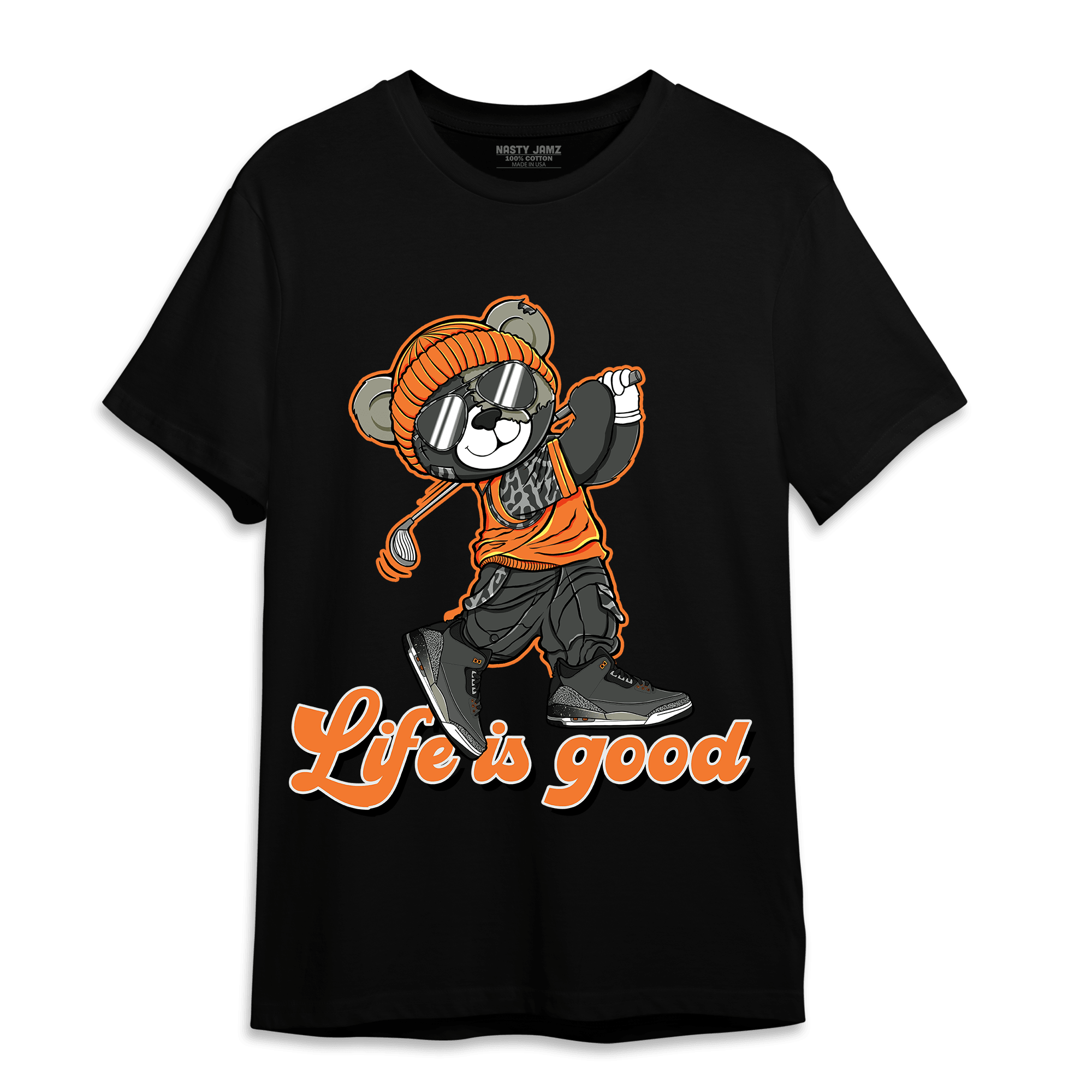 Fear Pack 3s T Shirt Match BER Like Golf - NastyJamz