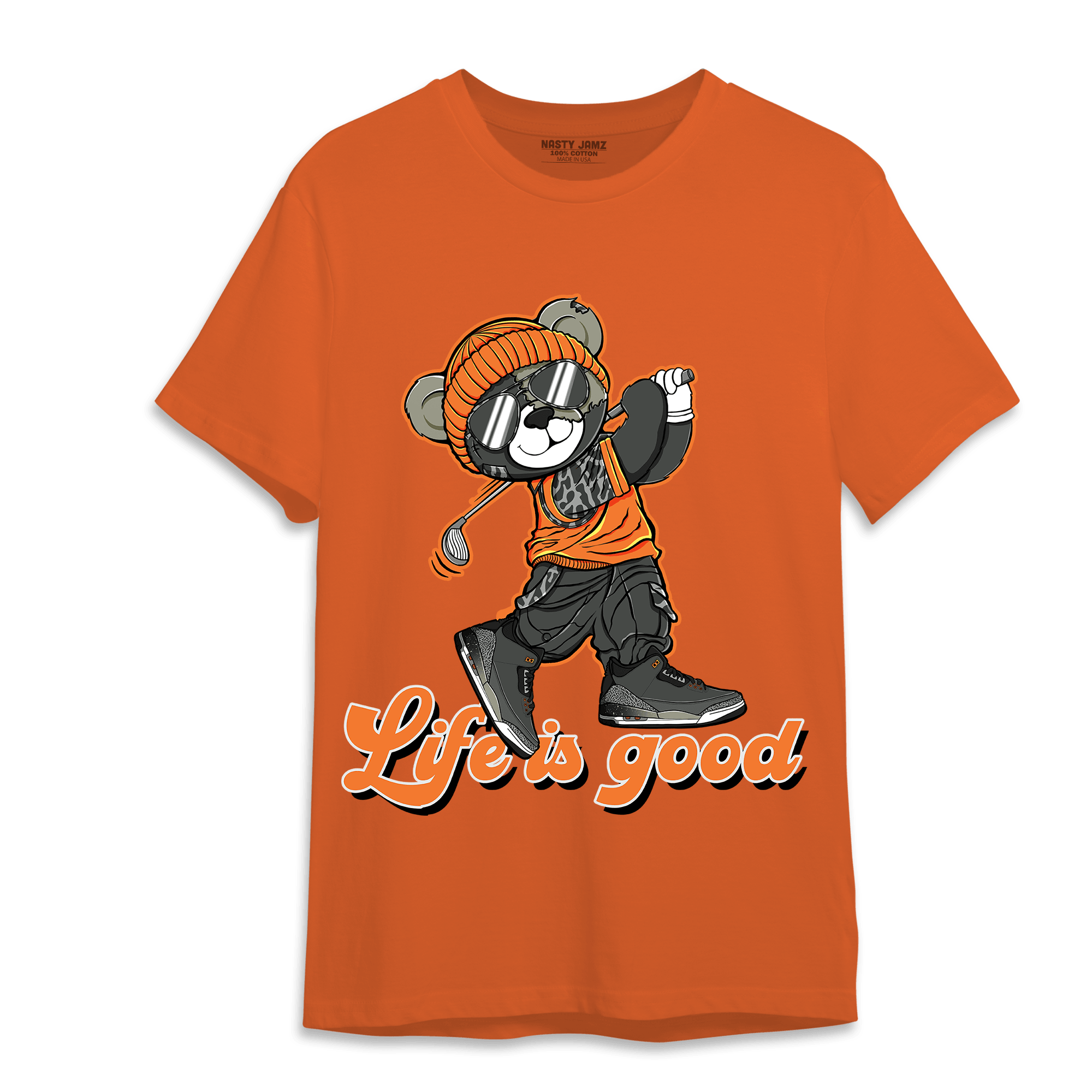 Fear Pack 3s T Shirt Match BER Like Golf - NastyJamz