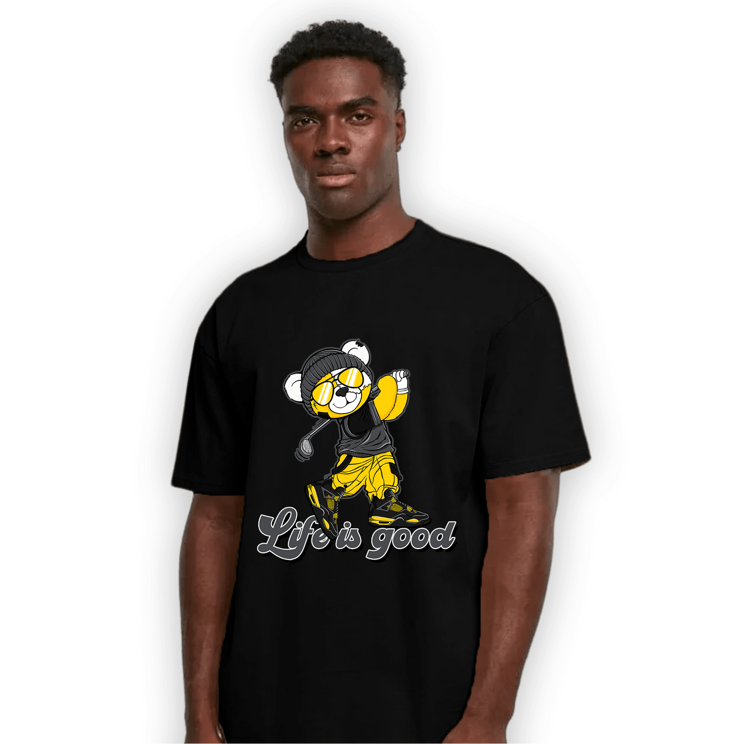 Thunder 4s T Shirt Match BER Like Golf - NastyJamz