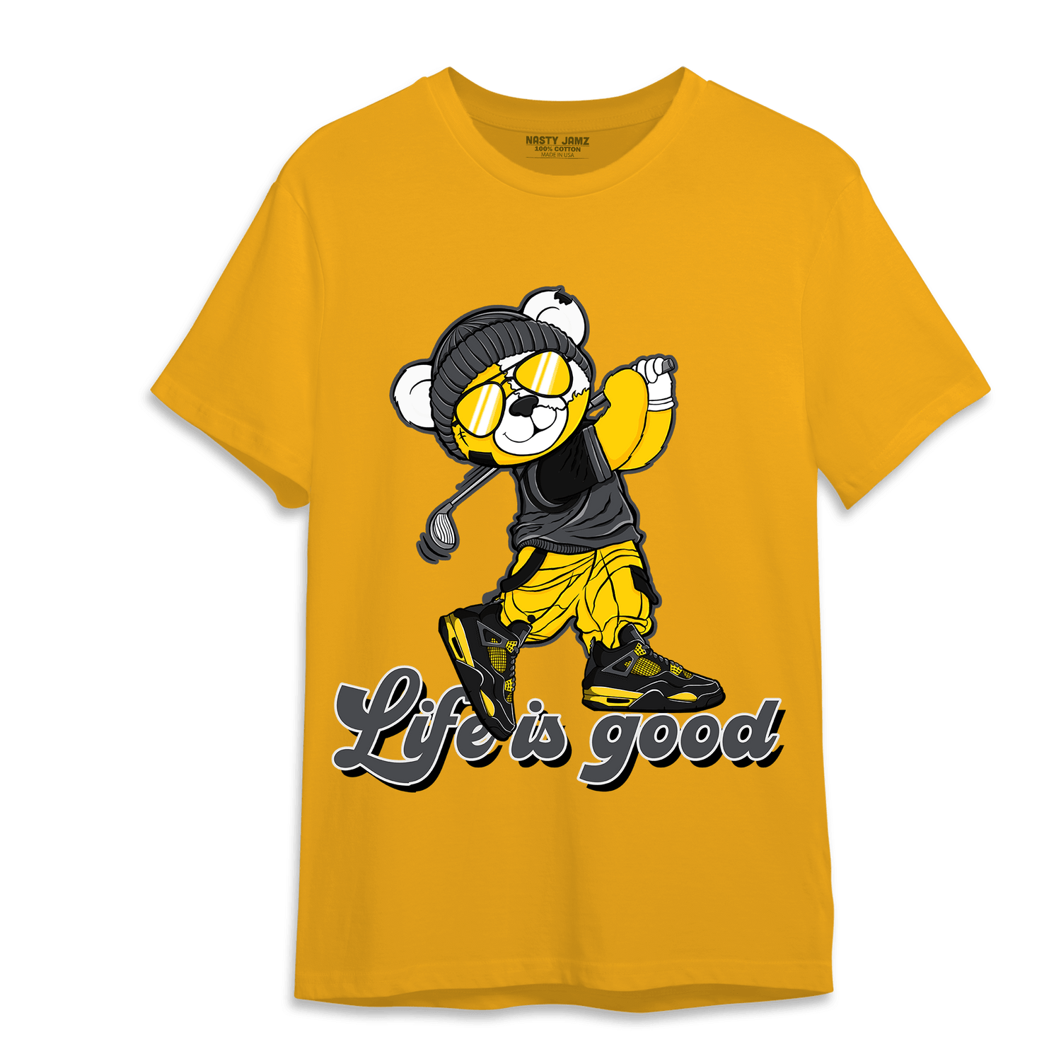 Thunder 4s T Shirt Match BER Like Golf - NastyJamz